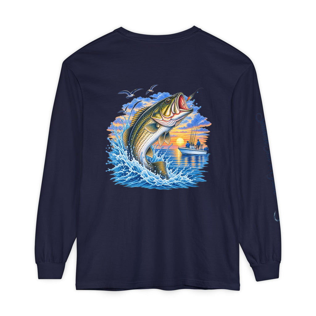 Copy of Southern Salt & Grace Fishing Long Sleeve Tee — Faith, Family, Fishing