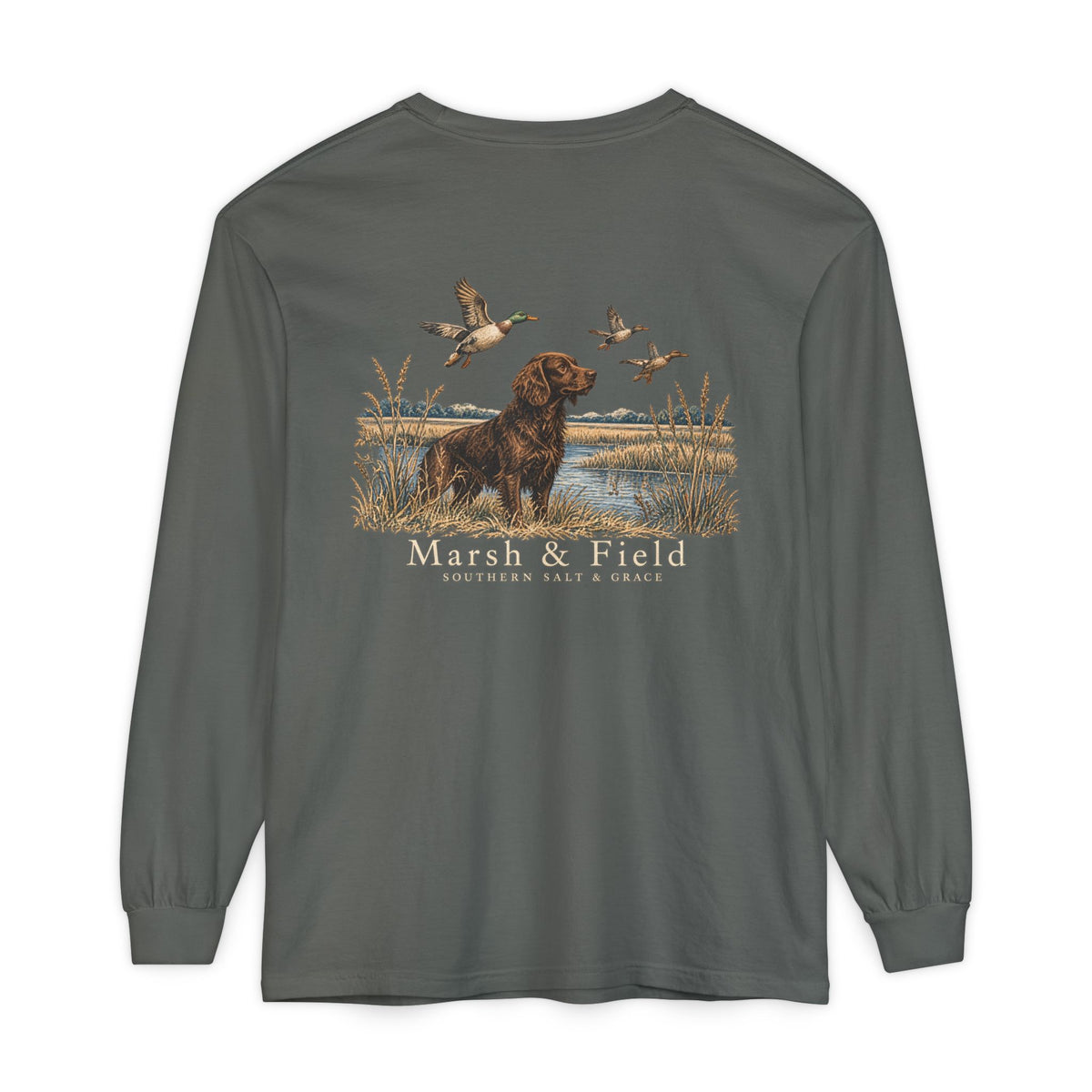 Marsh & Field Hunting Dog Long Sleeve T-Shirt