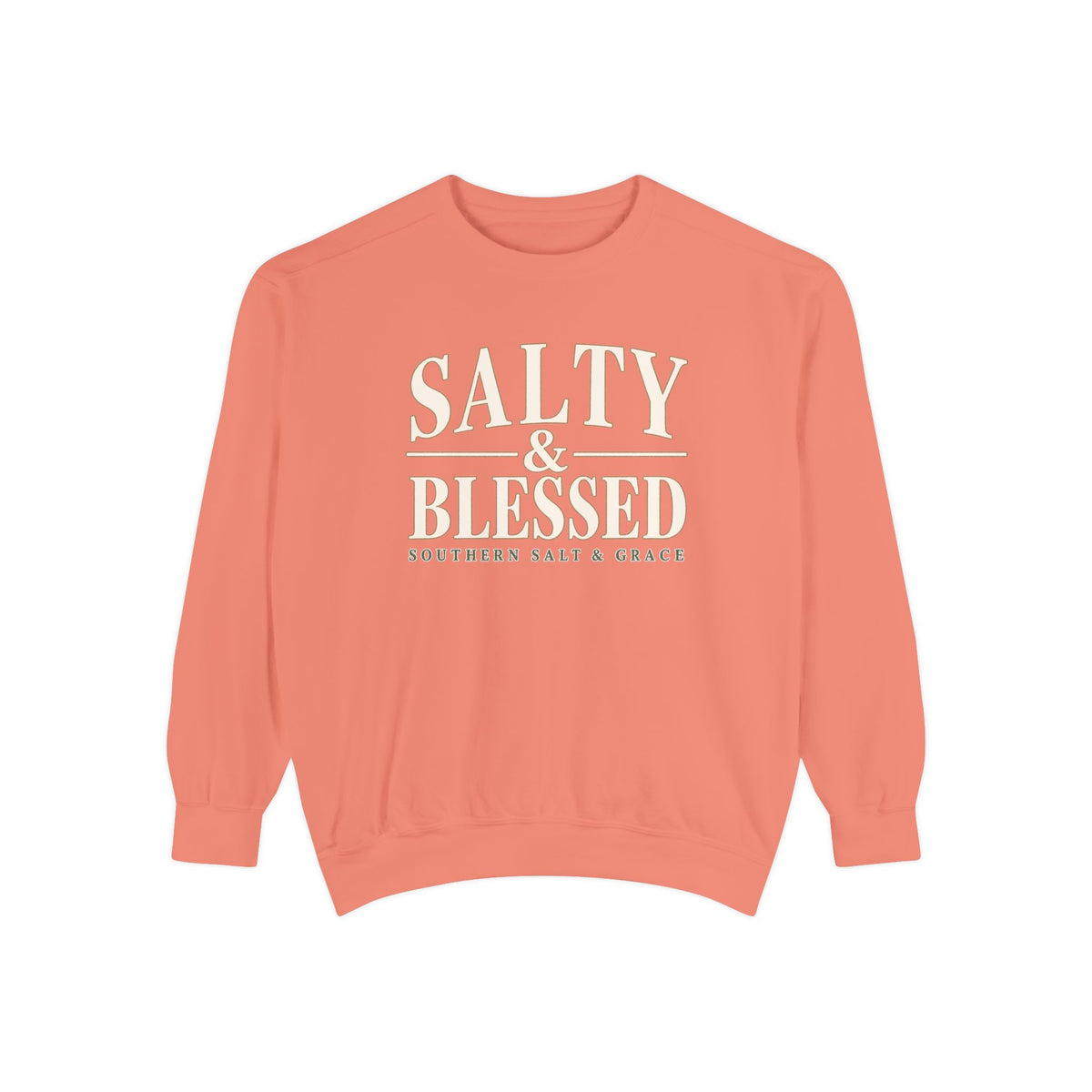 Salty & Blessed Garment-Dyed Sweatshirt