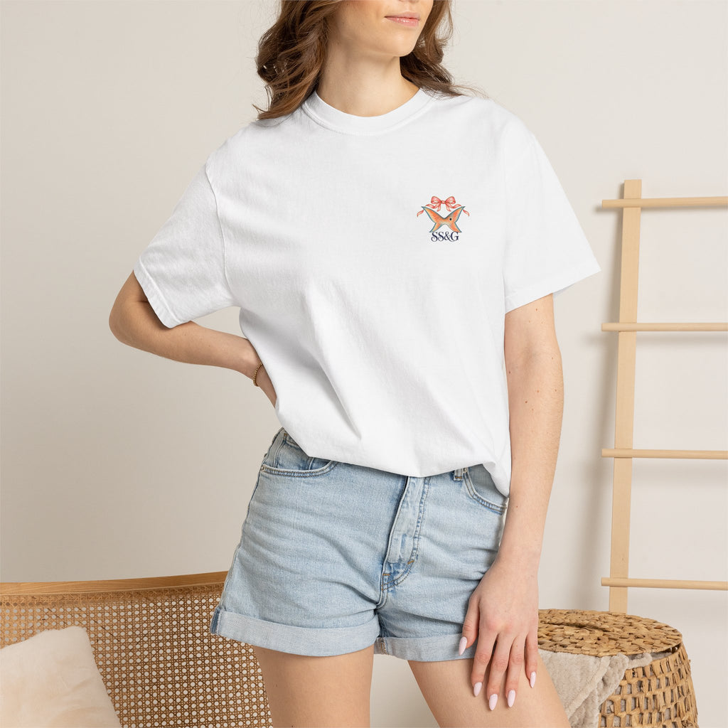 Southern Salt & Grace T-Shirt — Coastal Redfish Graphic Tee