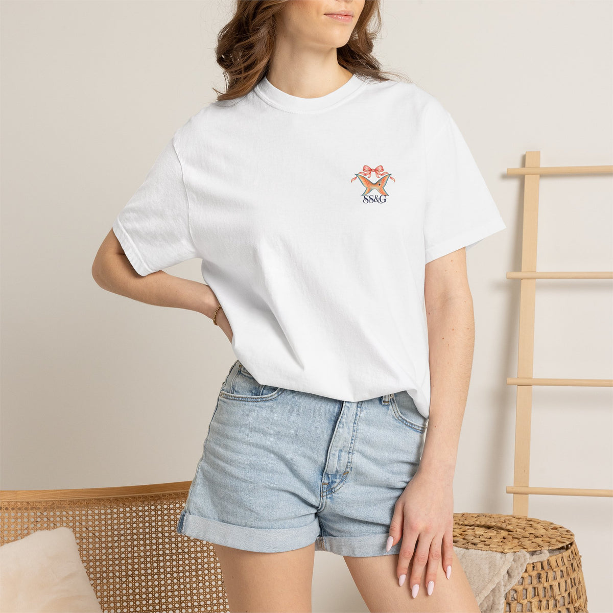 Southern Salt & Grace T-Shirt — Coastal Redfish Graphic Tee