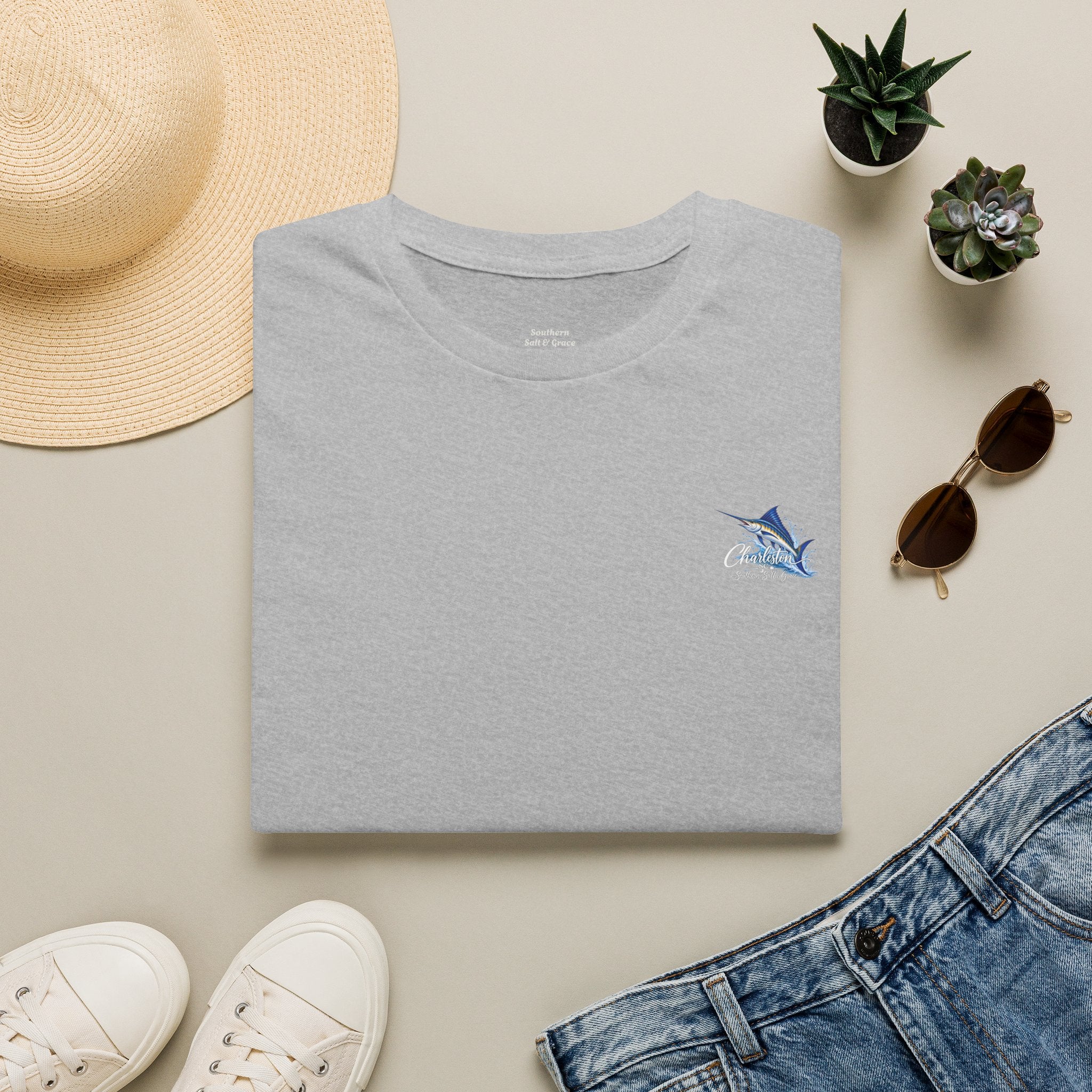 Marlin Coastal T-Shirt — Charleston Beach Vibes