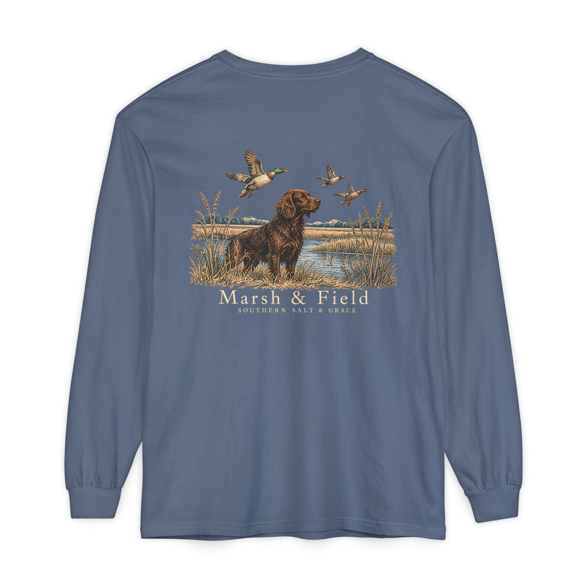 Marsh & Field Hunting Dog Long Sleeve T-Shirt