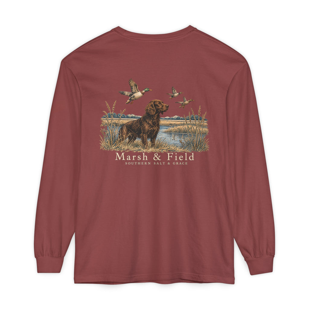Marsh & Field Hunting Dog Long Sleeve T-Shirt