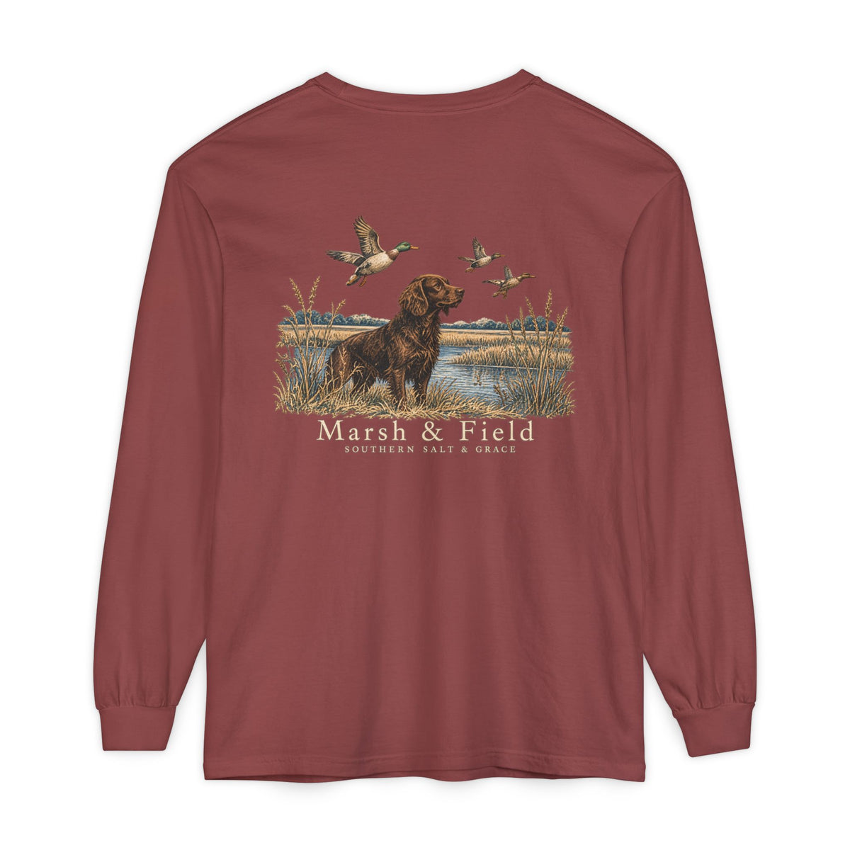 Marsh & Field Hunting Dog Long Sleeve T-Shirt