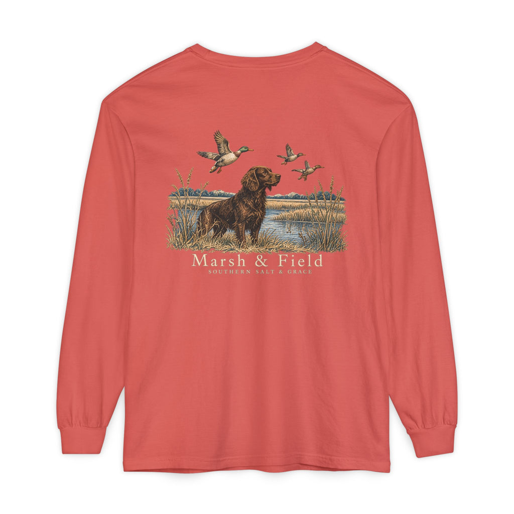 Marsh & Field Hunting Dog Long Sleeve T-Shirt