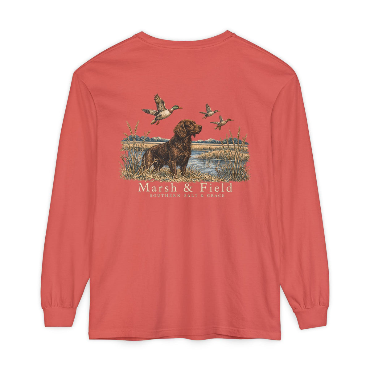 Marsh & Field Hunting Dog Long Sleeve T-Shirt