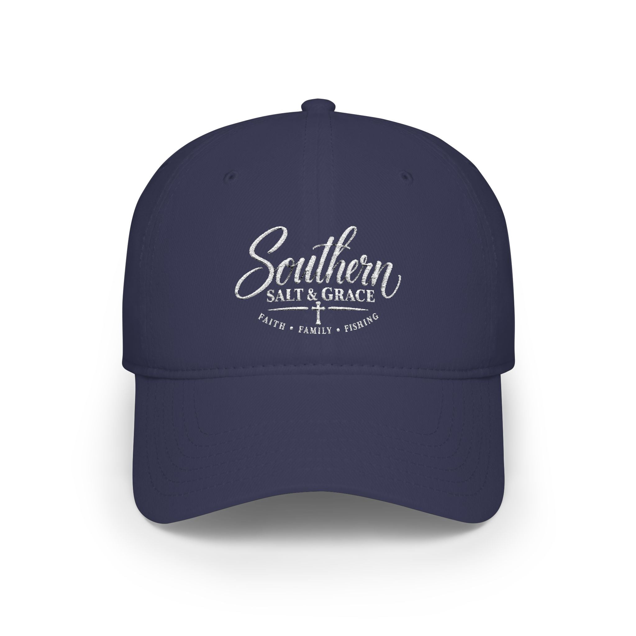 Southern Salt & Grace Low Profile Cap — Vintage Script Dad Hat