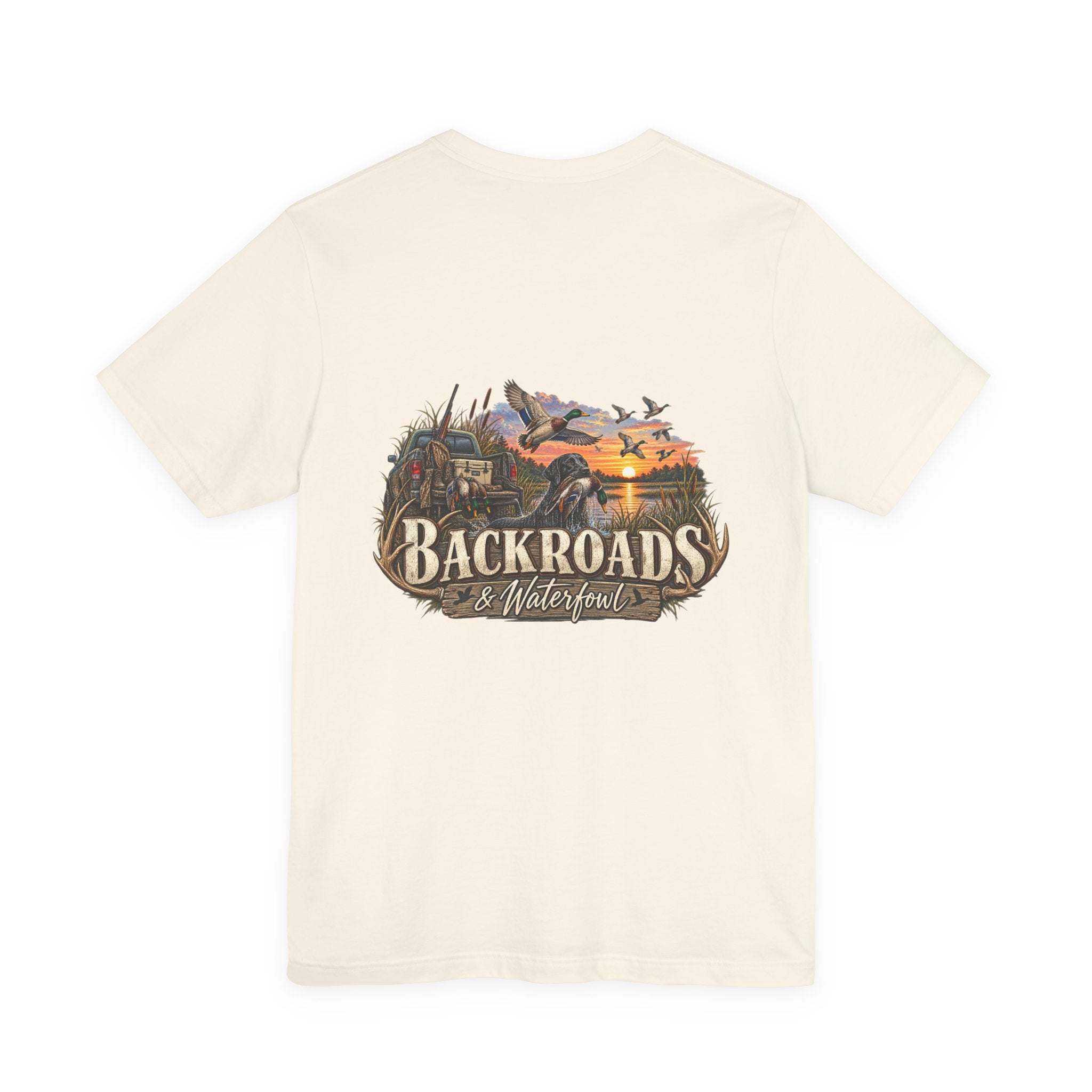 Waterfowl black lab short sleeve