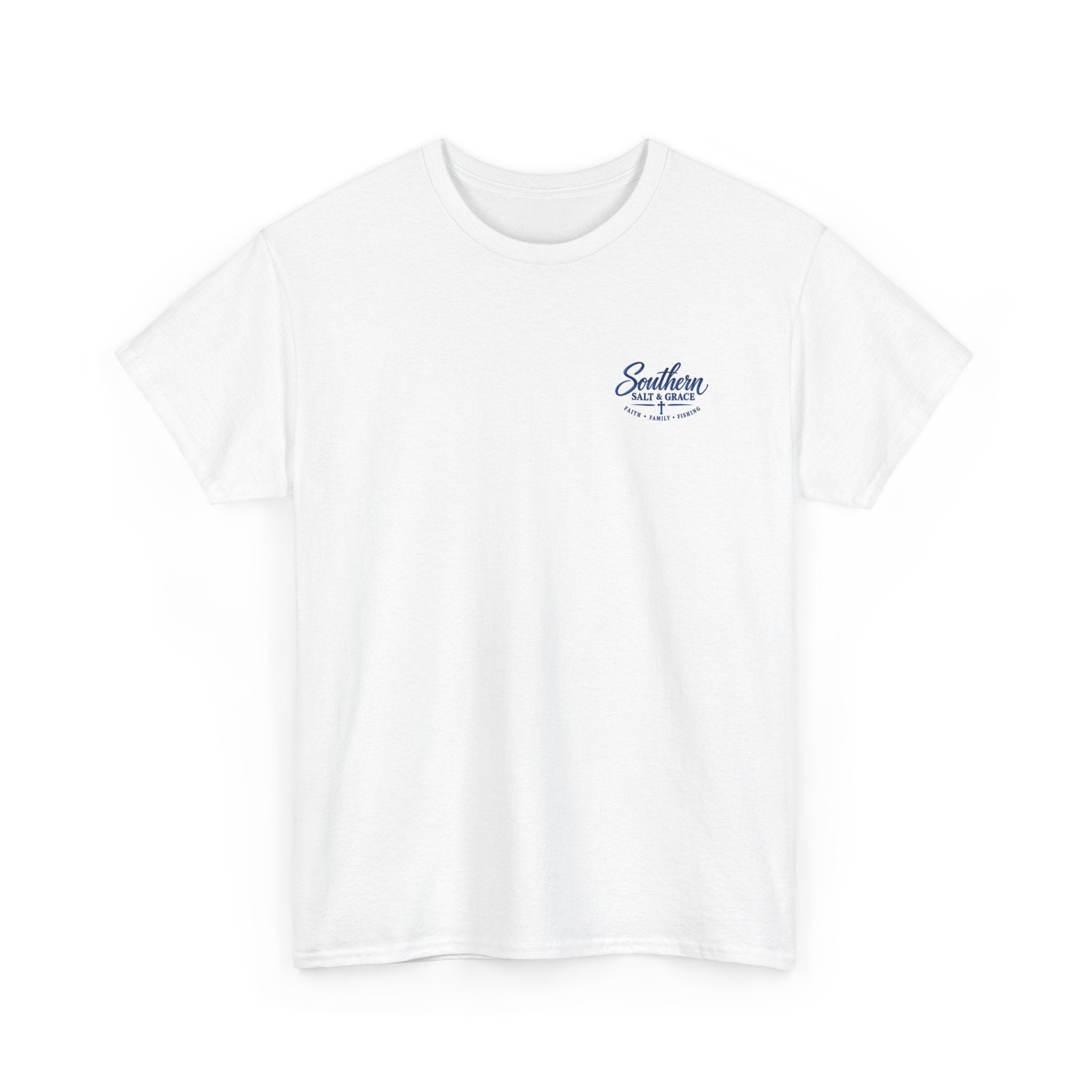 Southern Salt & Grace Beach T-Shirt — Palm Tree Coastal Tee