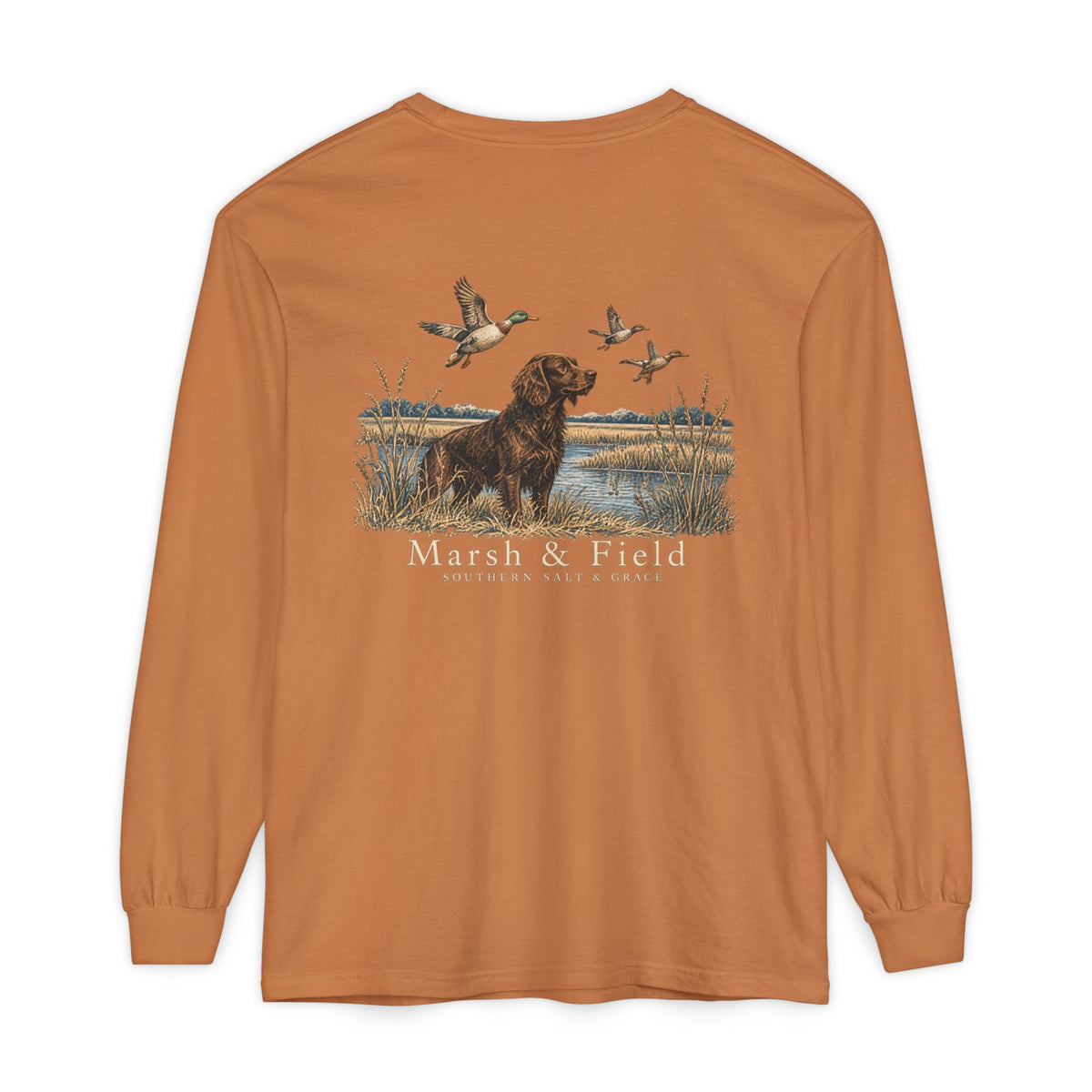 Marsh & Field Hunting Dog Long Sleeve T-Shirt
