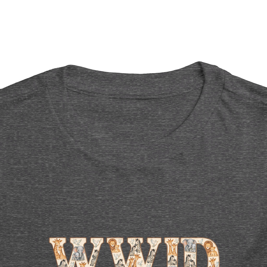 Toddler Short Sleeve Tee WWJD Noah’s Ark