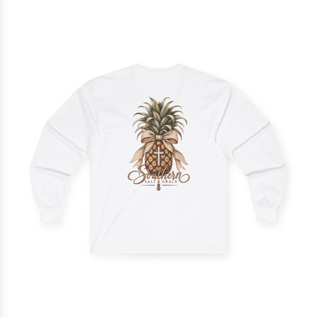 Pineapple Cross Long Sleeve Tee — Southern Island Vibes