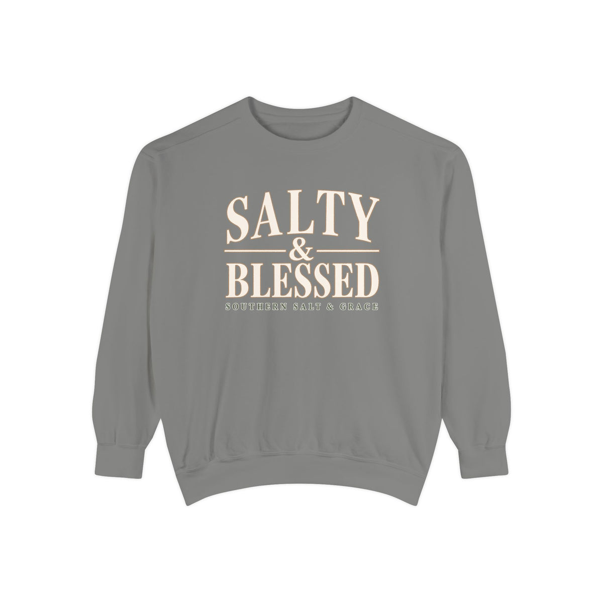 Salty & Blessed Garment-Dyed Sweatshirt