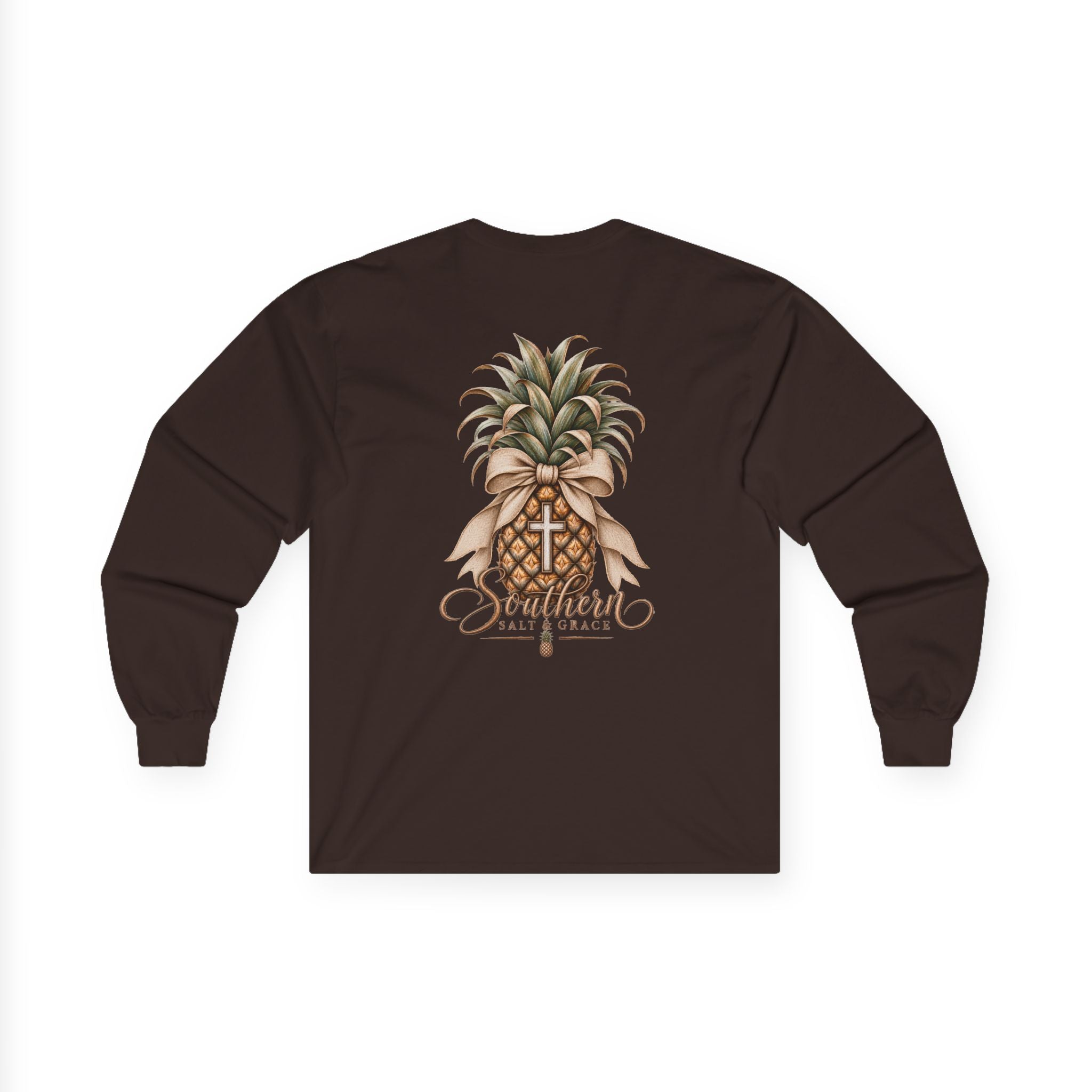 Pineapple Cross Long Sleeve Tee — Southern Island Vibes