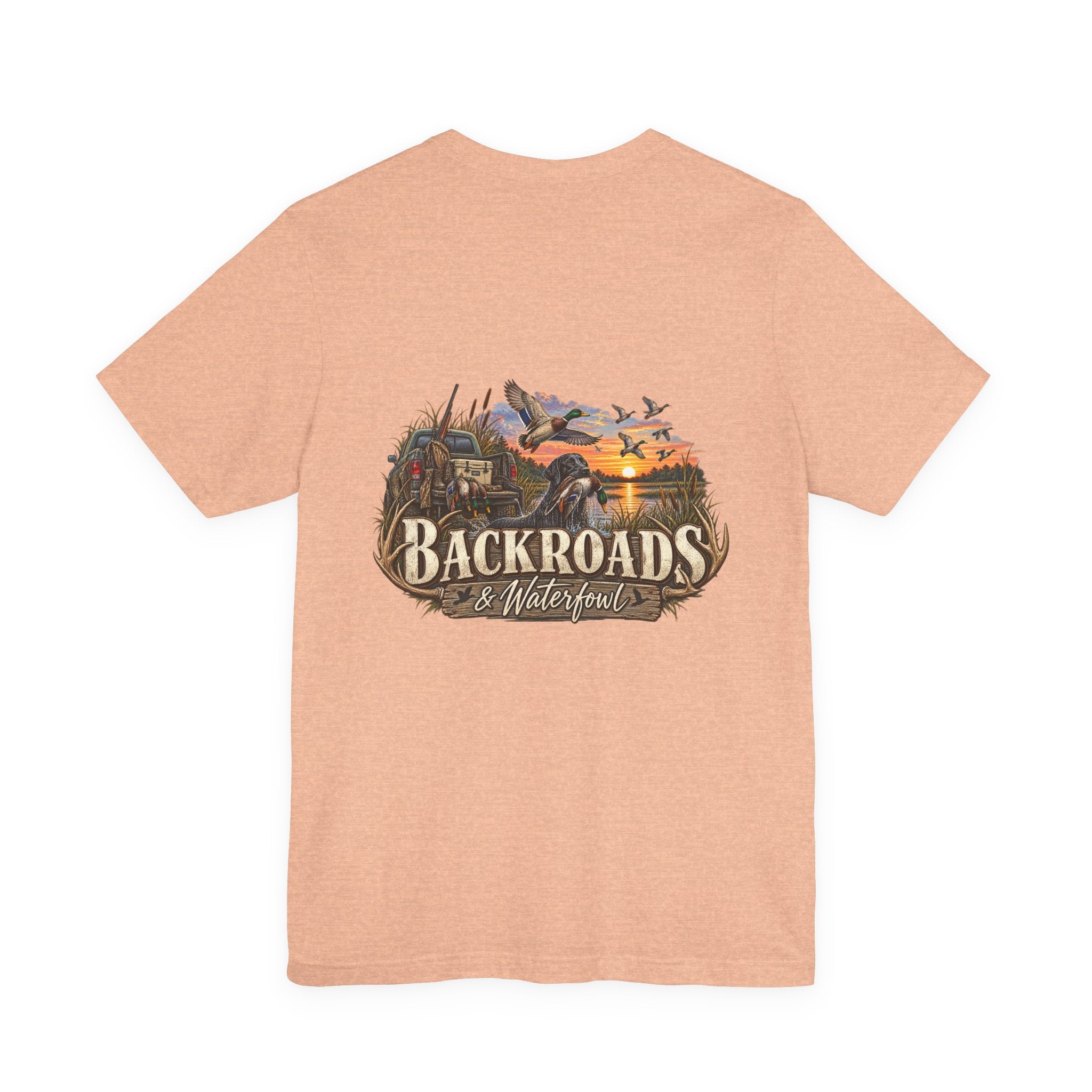 Waterfowl black lab short sleeve