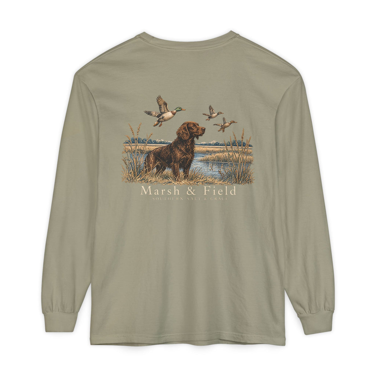 Marsh & Field Hunting Dog Long Sleeve T-Shirt