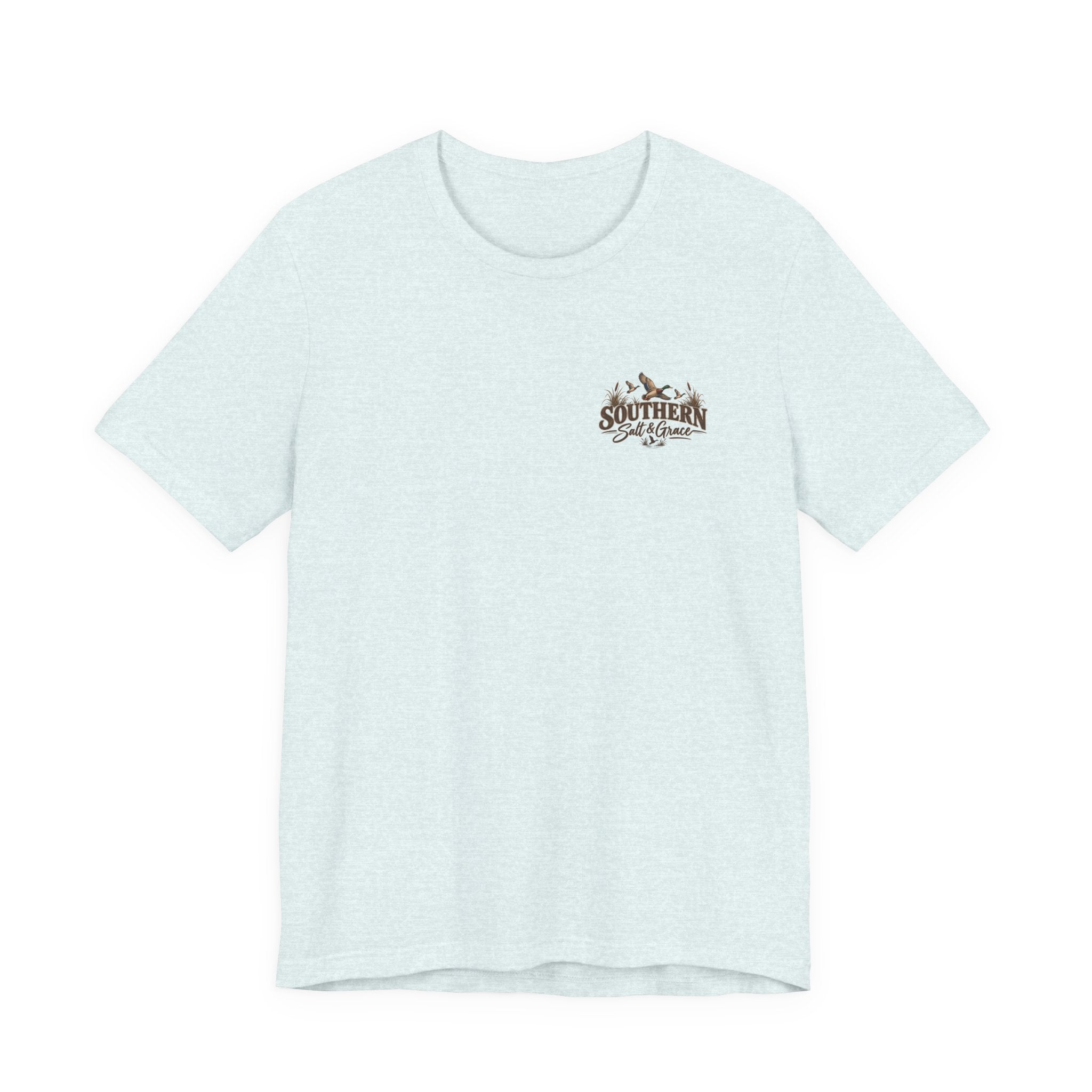 Marsh mornings yellow lab short sleeve