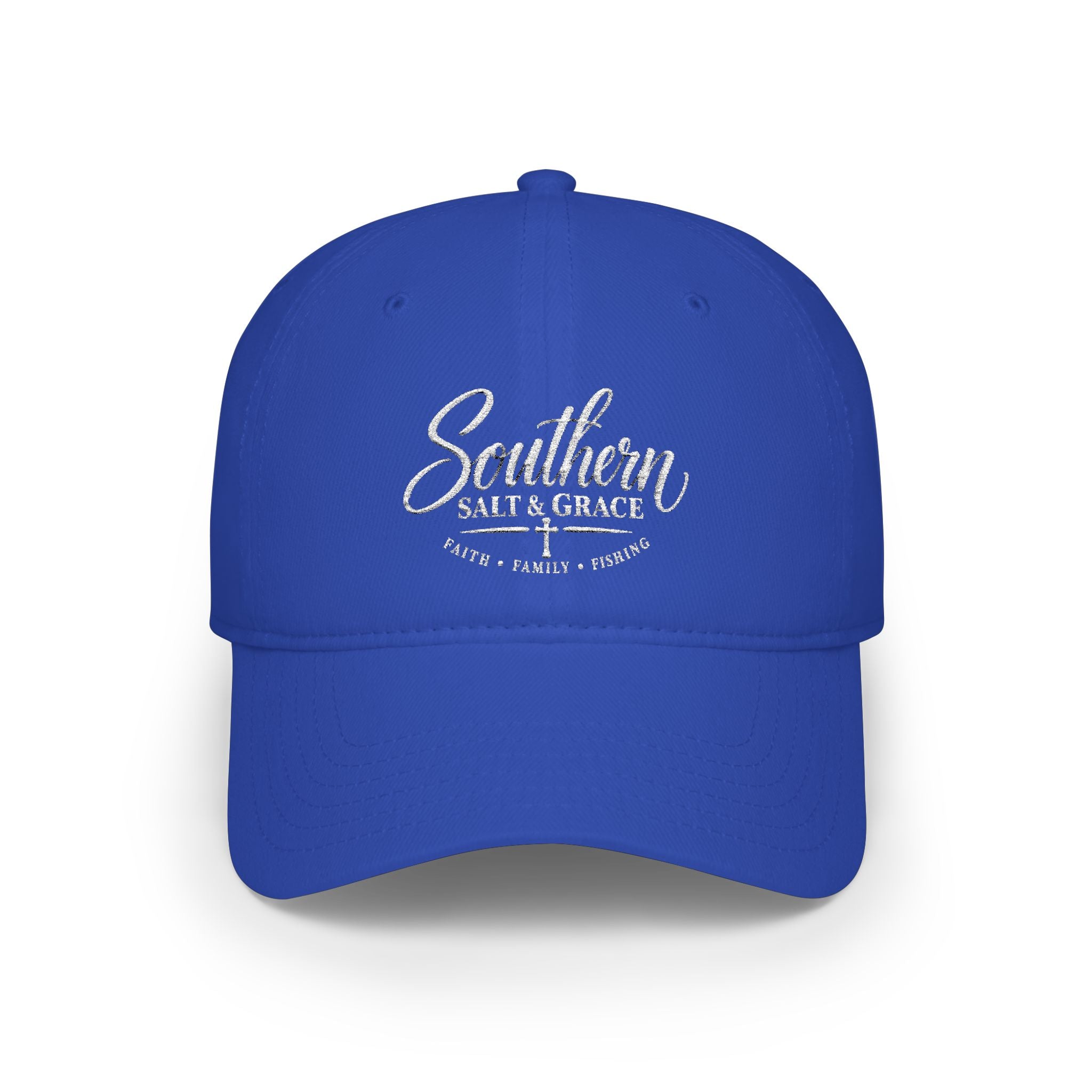 Southern Salt & Grace Low Profile Cap — Vintage Script Dad Hat