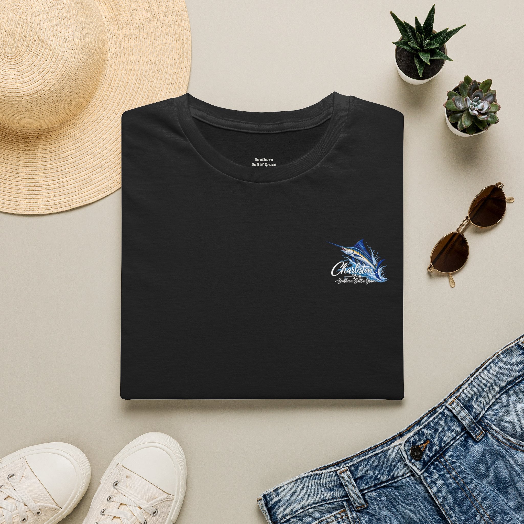 Marlin Coastal T-Shirt — Charleston Beach Vibes