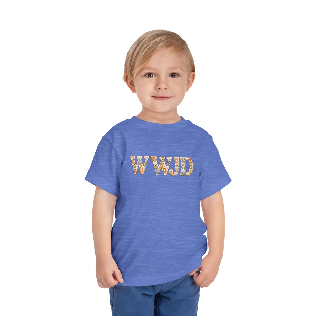 Toddler Short Sleeve Tee WWJD Noah’s Ark