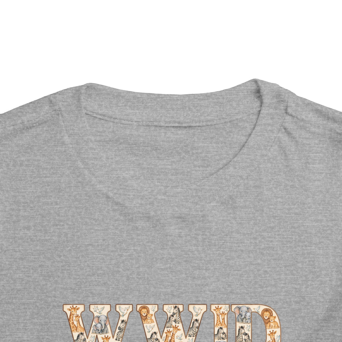 Toddler Short Sleeve Tee WWJD Noah’s Ark