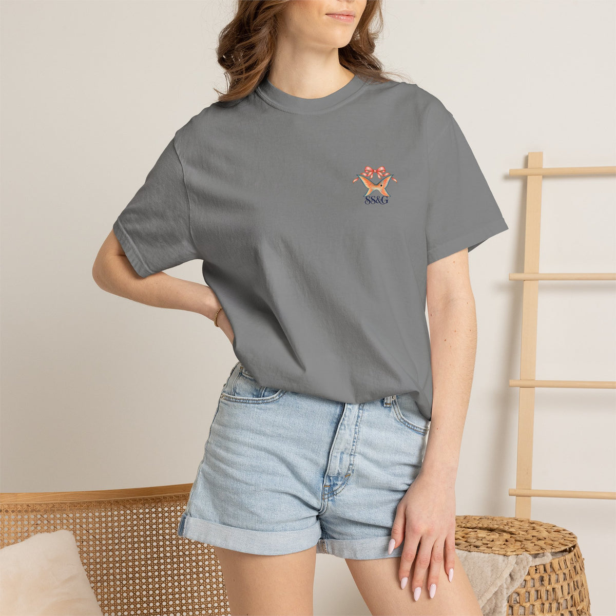 Southern Salt & Grace T-Shirt — Coastal Redfish Graphic Tee