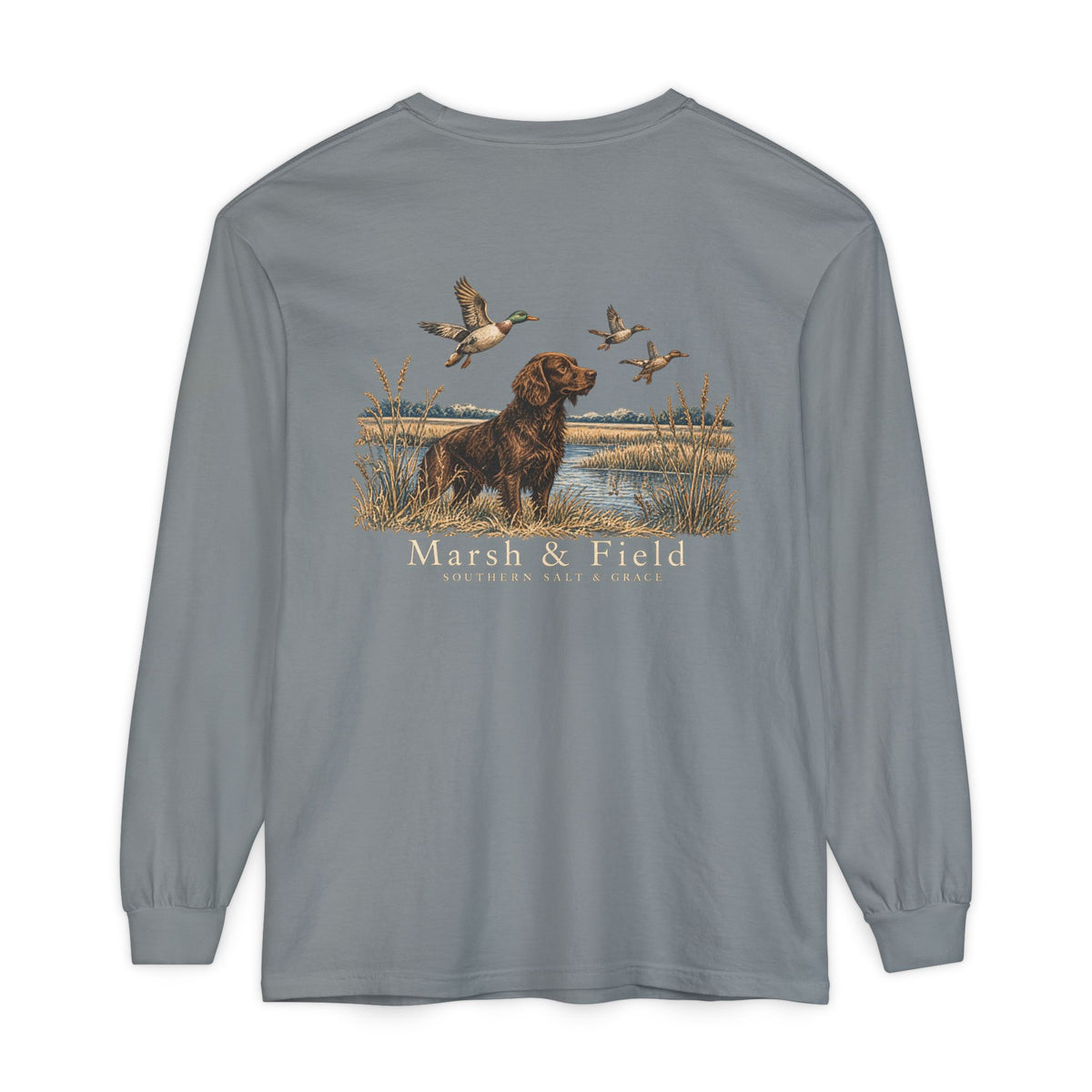 Marsh & Field Hunting Dog Long Sleeve T-Shirt