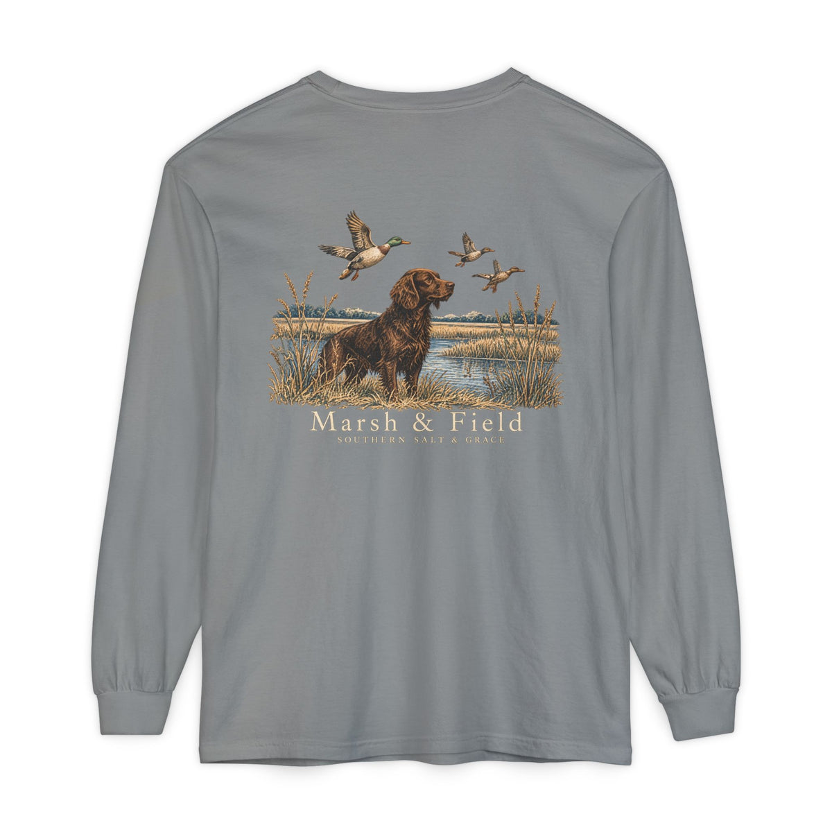 Marsh & Field Hunting Dog Long Sleeve T-Shirt