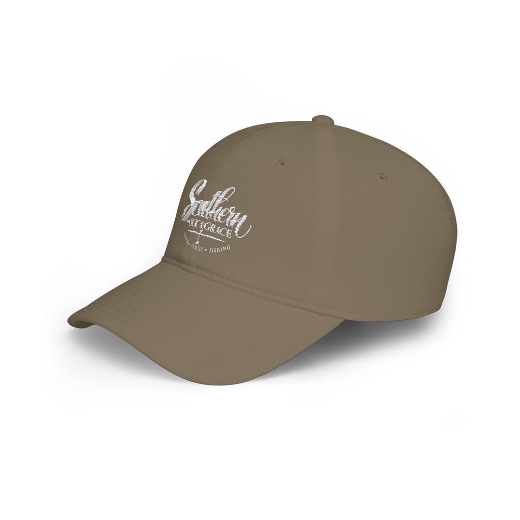 Southern Salt & Grace Low Profile Cap — Vintage Script Dad Hat