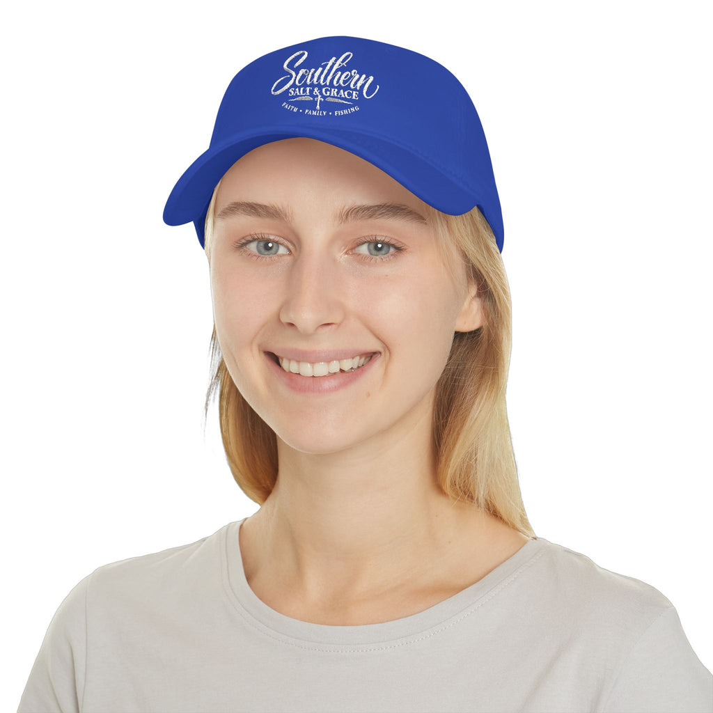 Southern Salt & Grace Low Profile Cap — Vintage Script Dad Hat