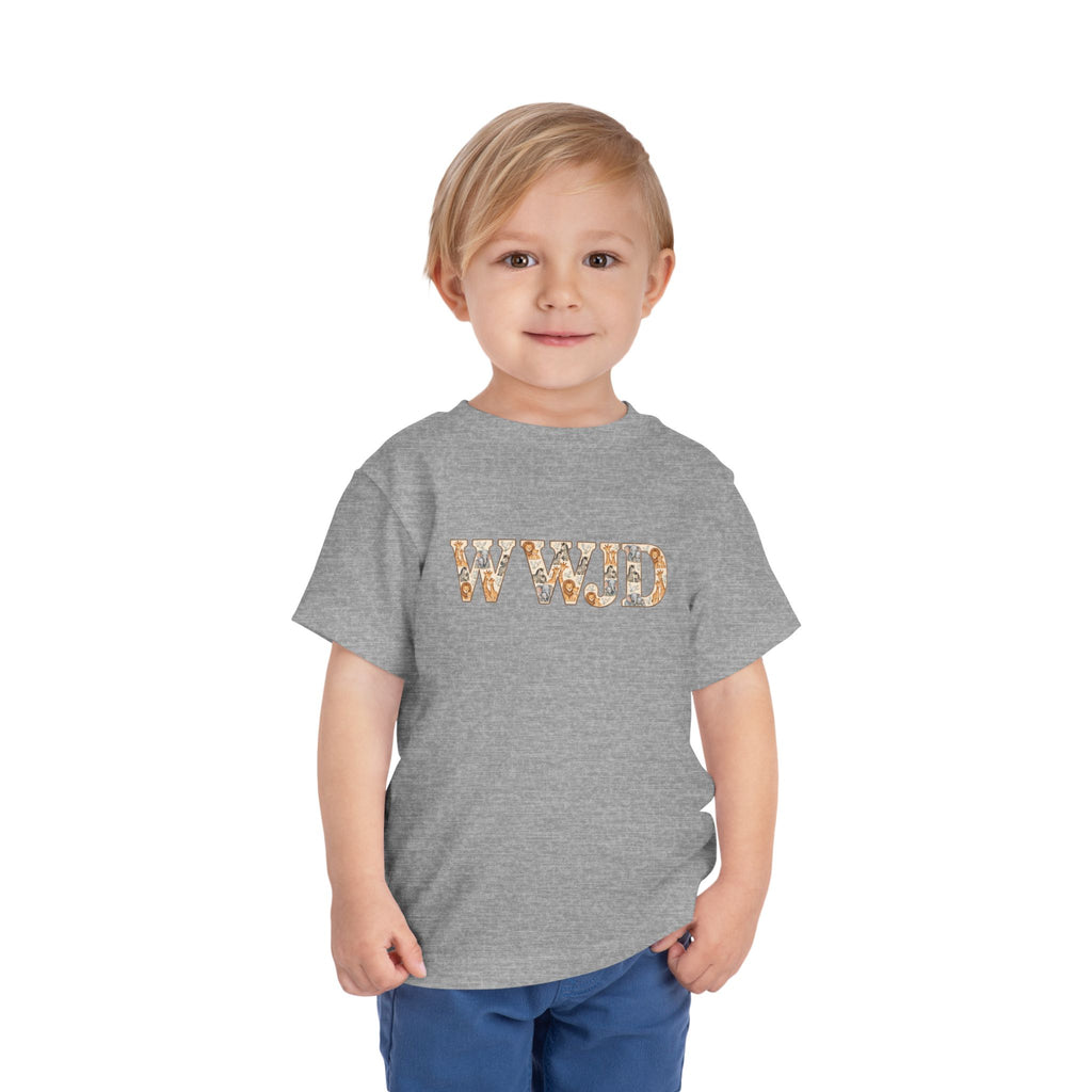 Toddler Short Sleeve Tee WWJD Noah’s Ark
