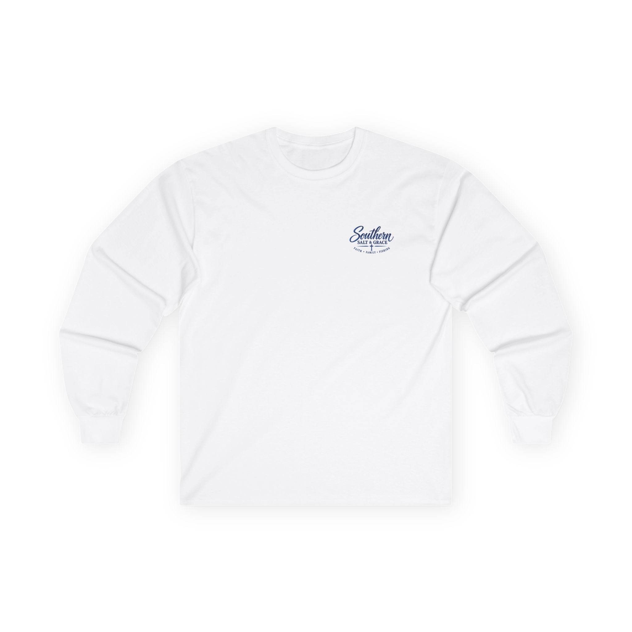 Long Sleeve Tee - "Southern Salt & Grace" Beach Palmetto Design