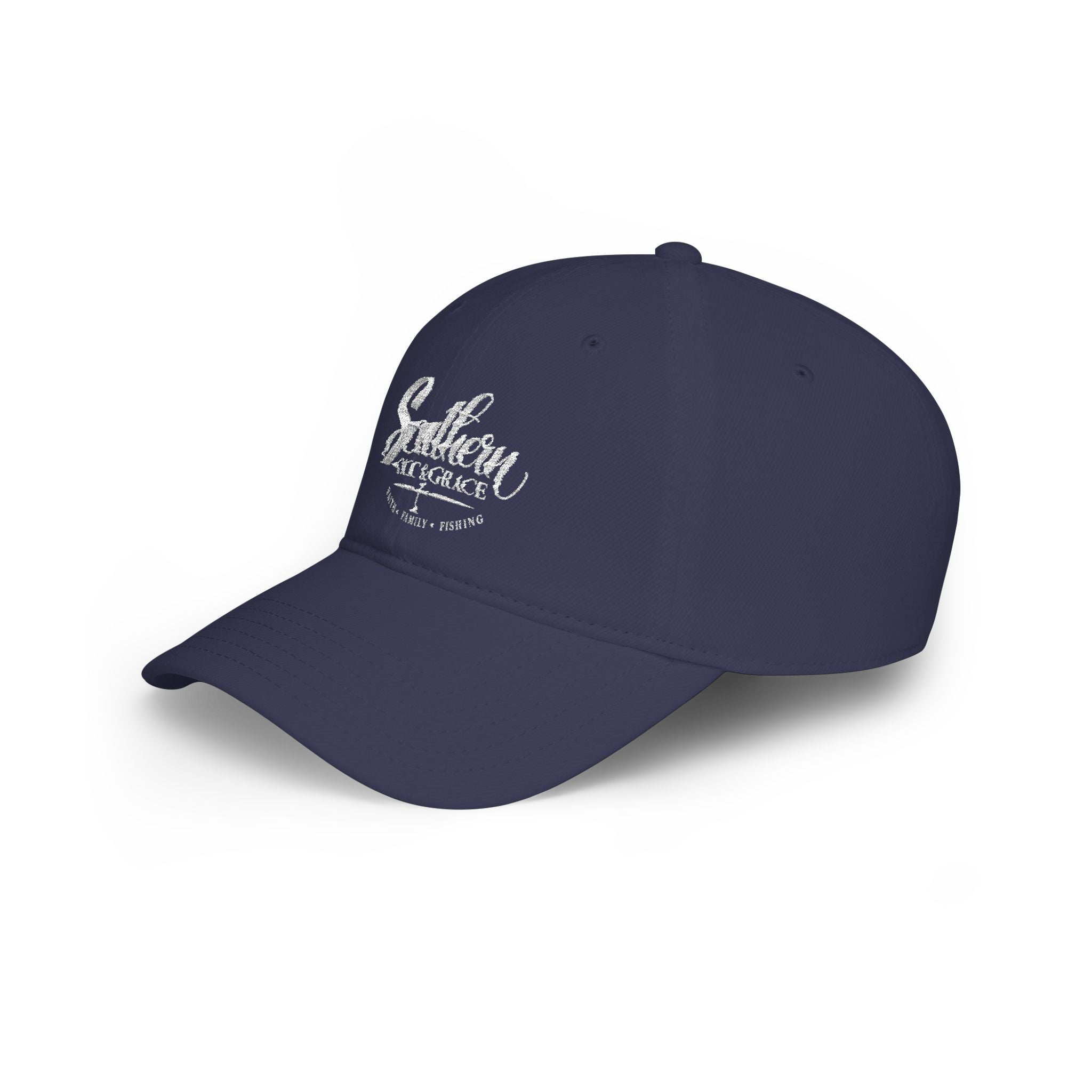Southern Salt & Grace Low Profile Cap — Vintage Script Dad Hat