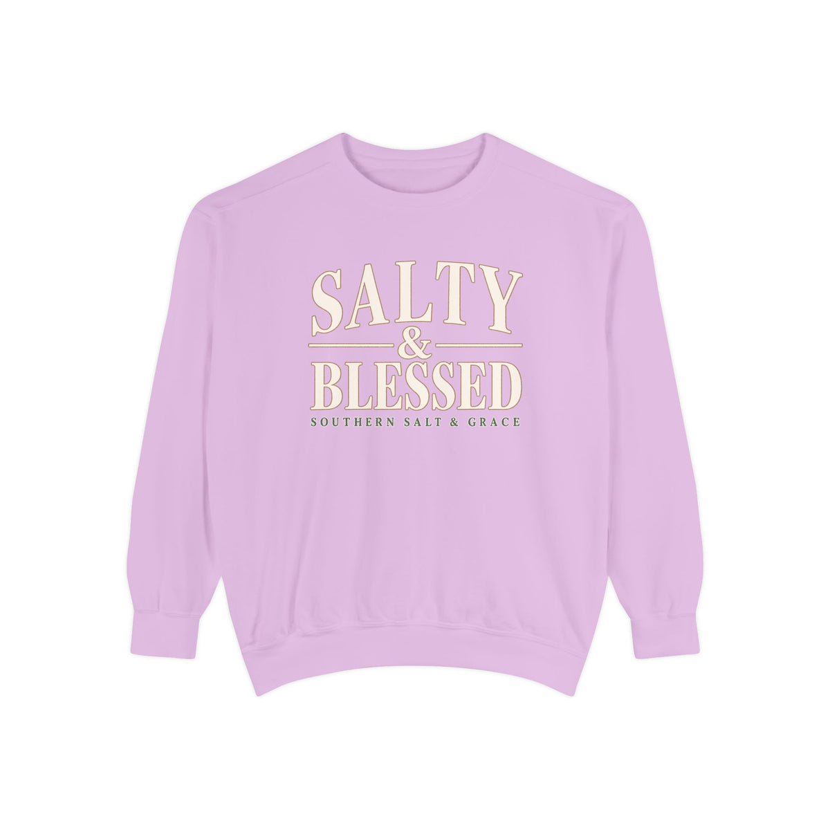 Salty & Blessed Garment-Dyed Sweatshirt