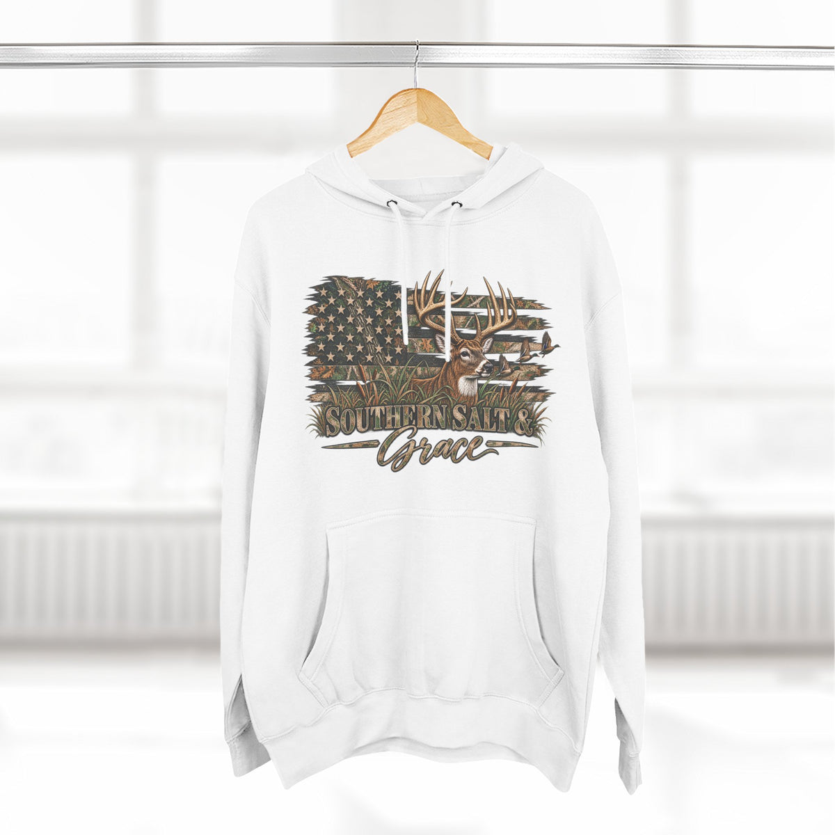 Southern Grace Deer Flag Hoodie