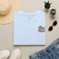 T-Shirt — Tropical Floral 'Charleston Paradise' Chest Design
