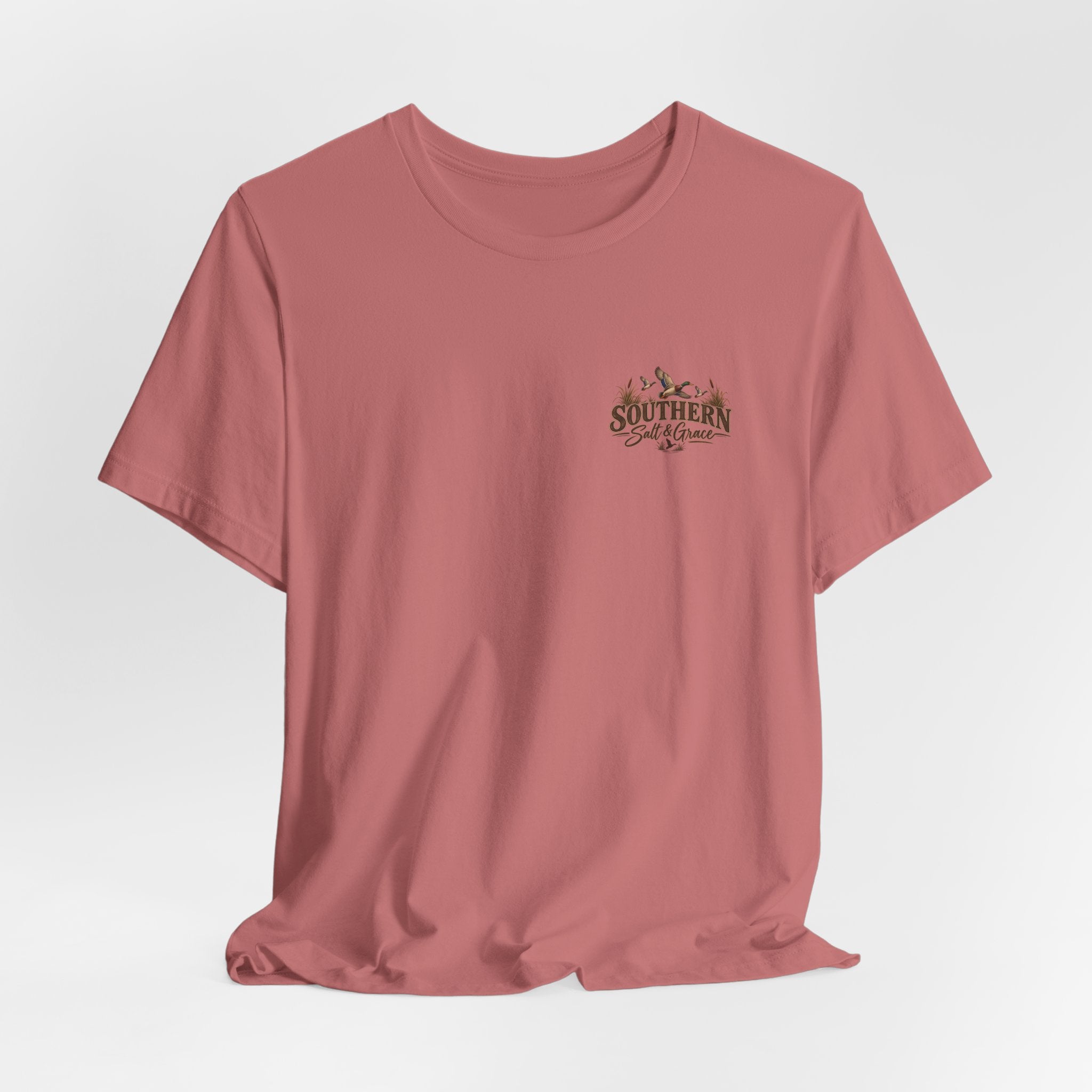 Marsh mornings yellow lab short sleeve