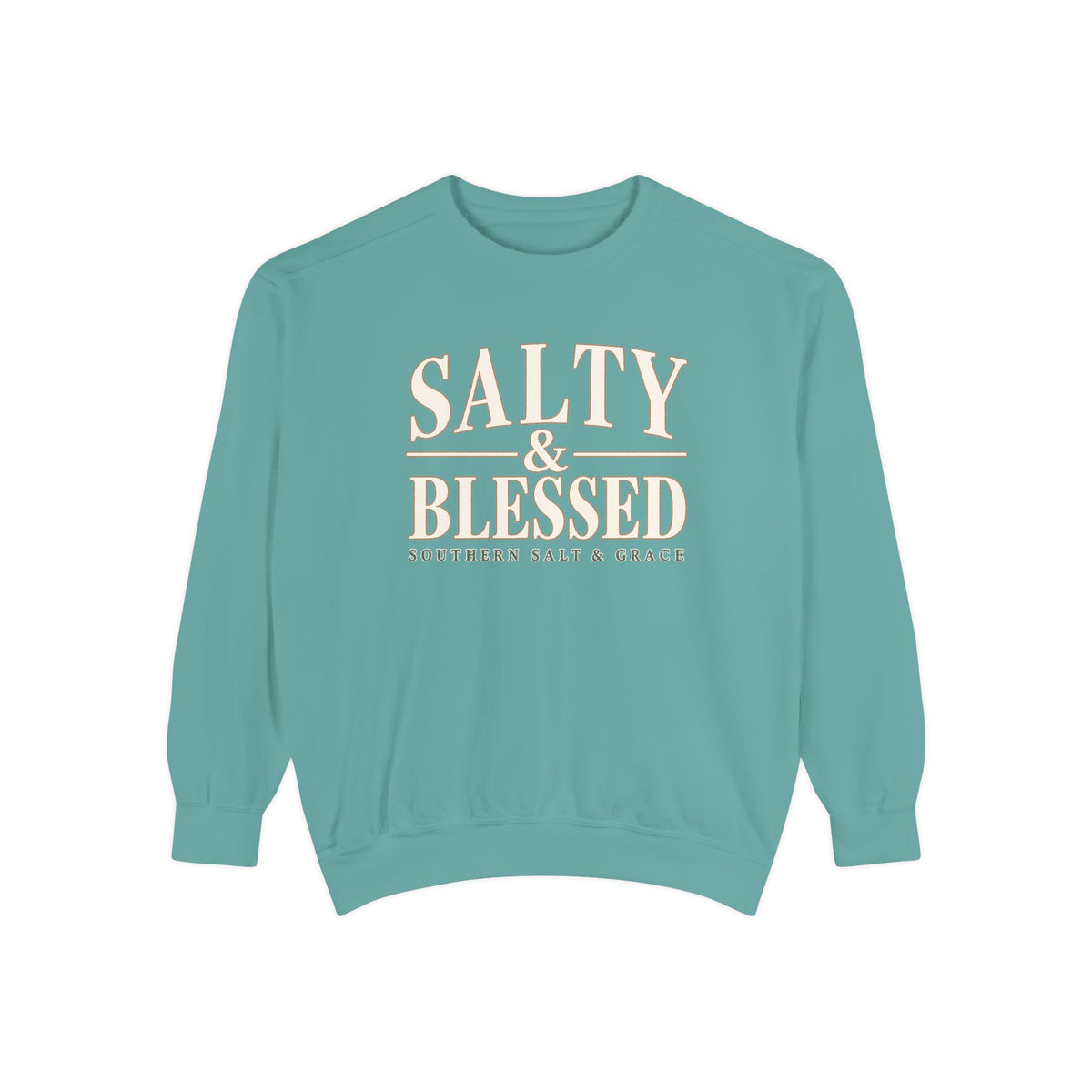 Salty & Blessed Garment-Dyed Sweatshirt