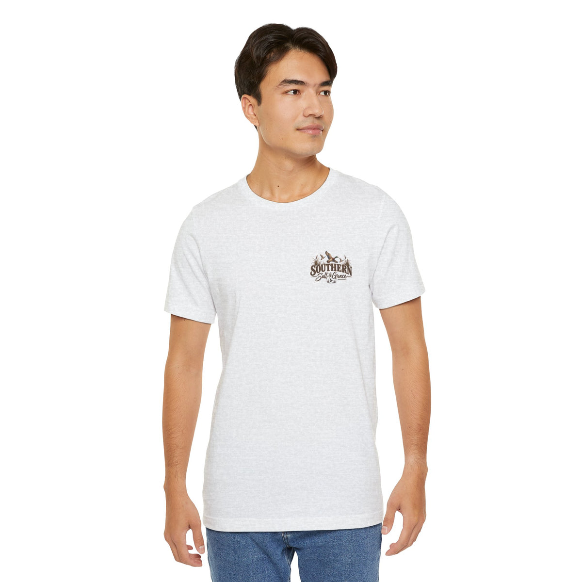 Marsh mornings yellow lab short sleeve
