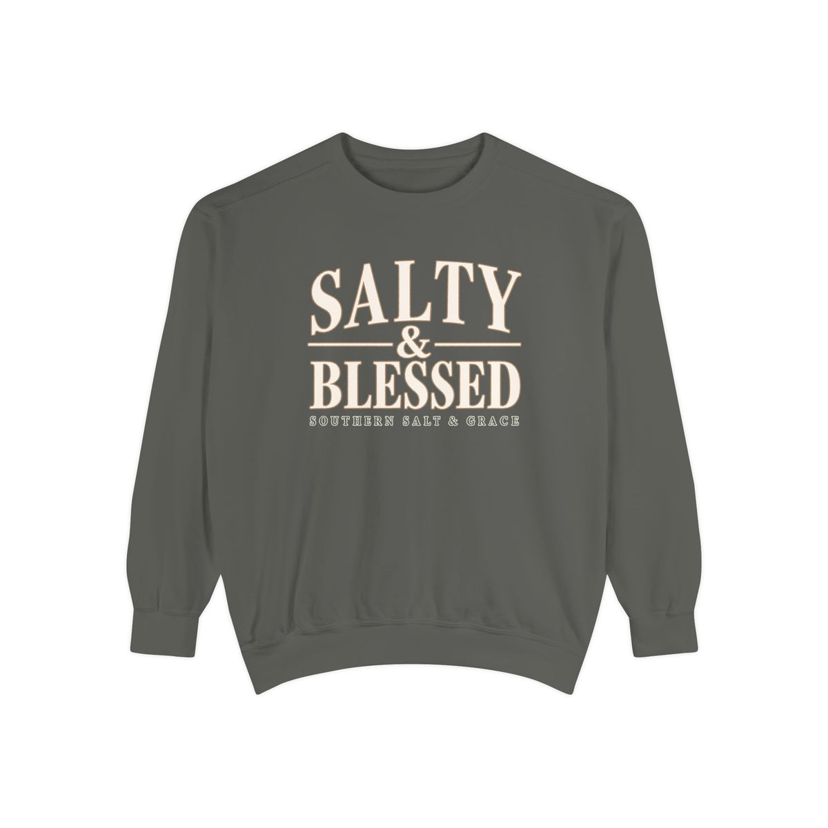Salty & Blessed Garment-Dyed Sweatshirt