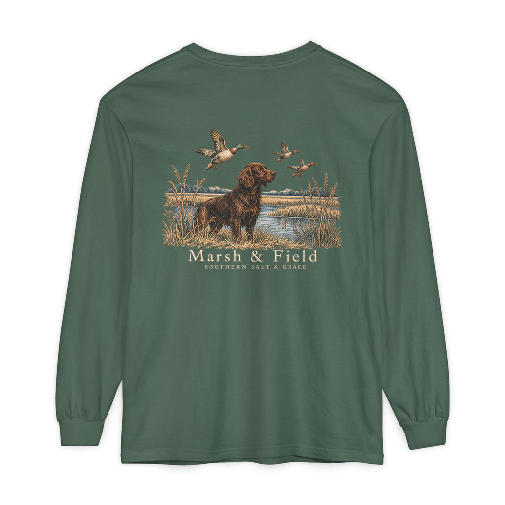 Marsh & Field Hunting Dog Long Sleeve T-Shirt