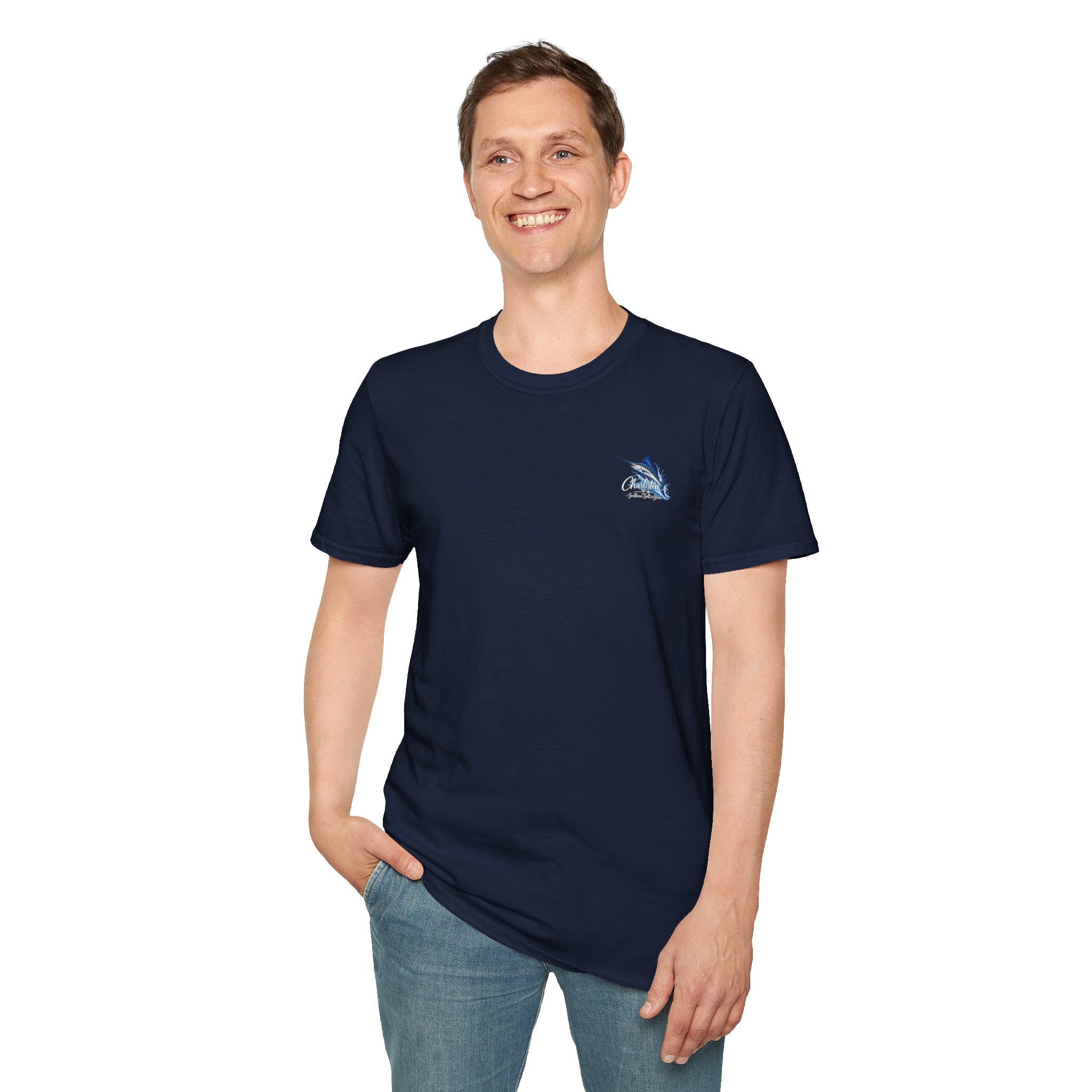 Marlin Coastal T-Shirt — Charleston Beach Vibes
