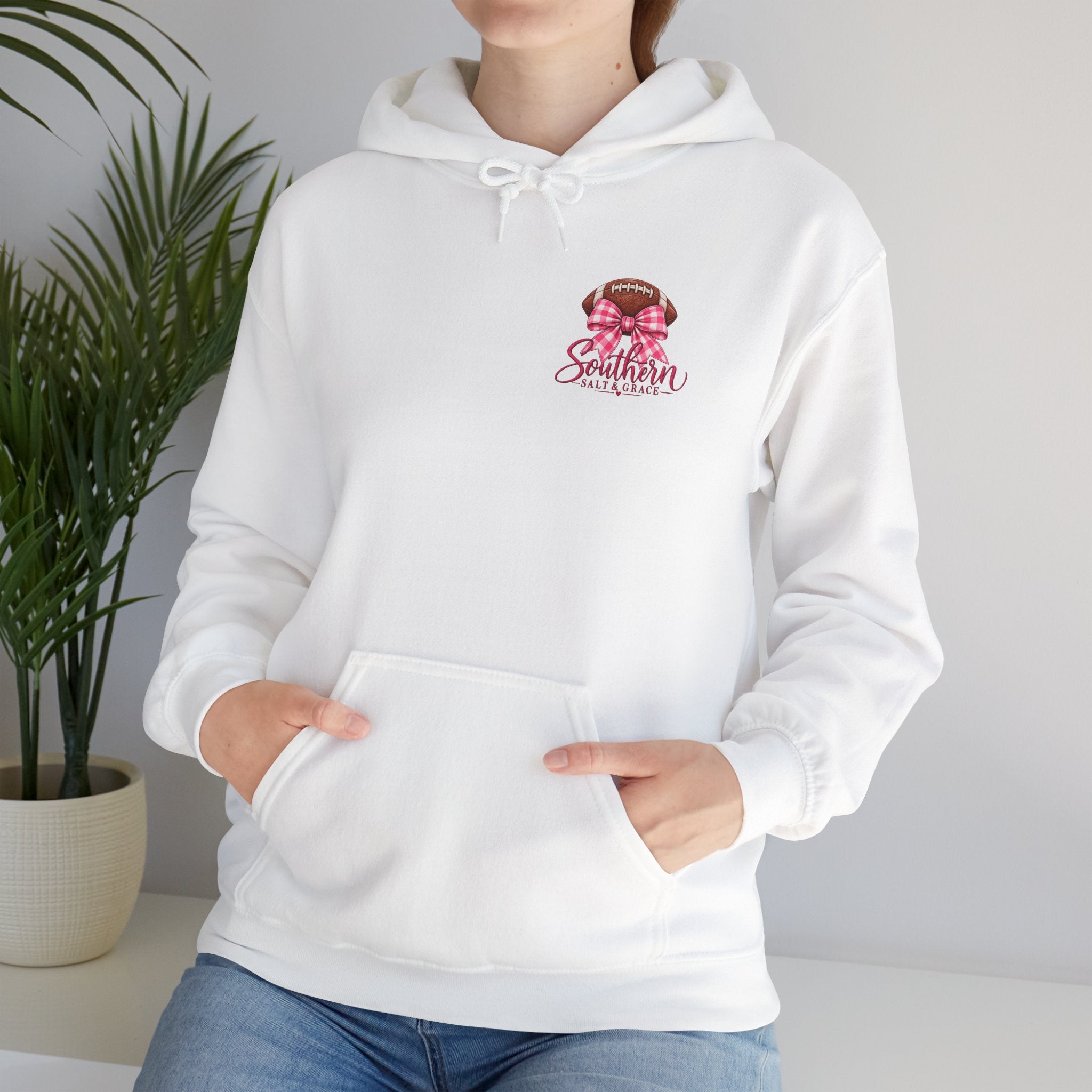 Southern Charm Fall Hoodie — "Touchdown & Sweet Tea" Cozy Autumn Sweatshirt