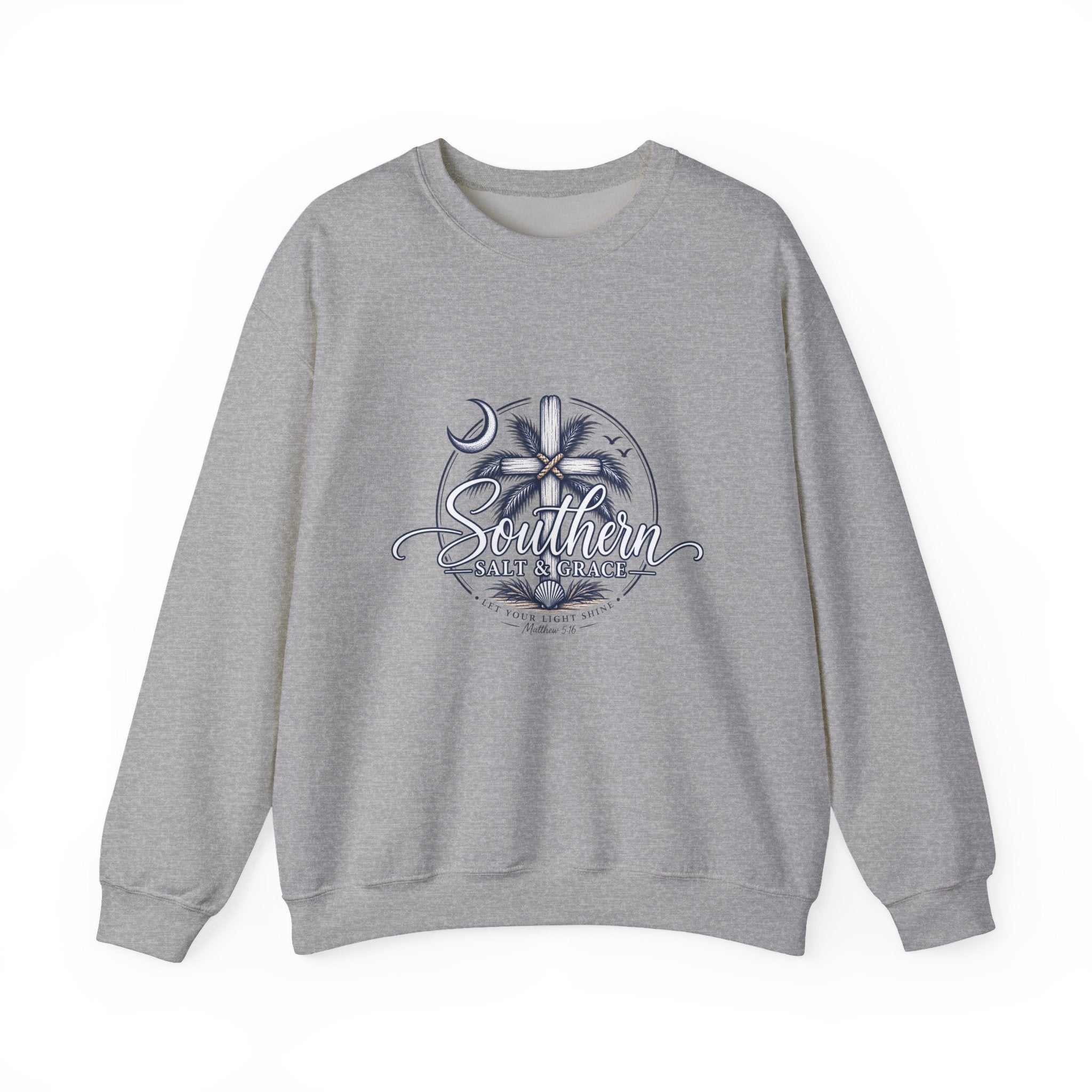 Southern Salt & Breeze Crewneck Sweatshirt — Coastal Palm Beach Vibes