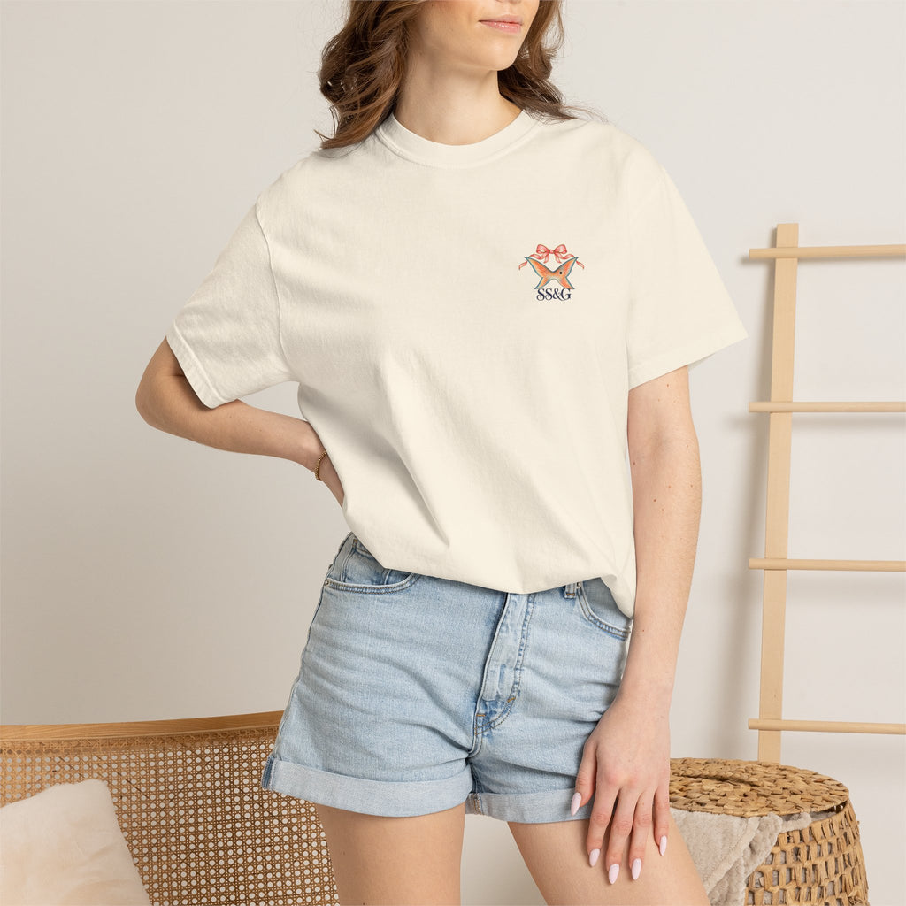 Southern Salt & Grace T-Shirt — Coastal Redfish Graphic Tee