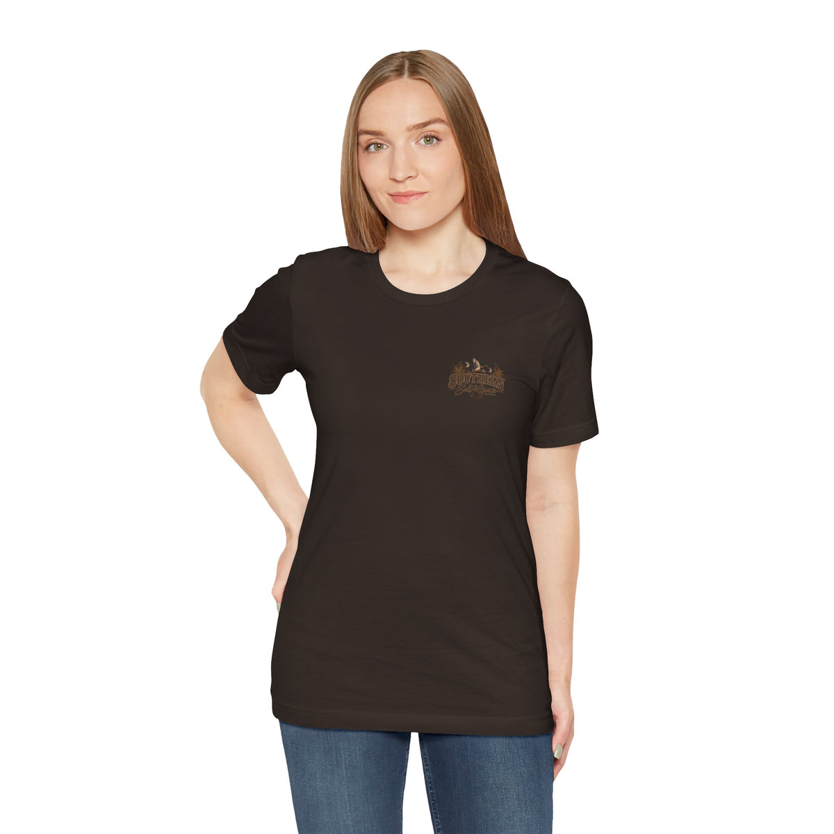 Marsh mornings yellow lab short sleeve