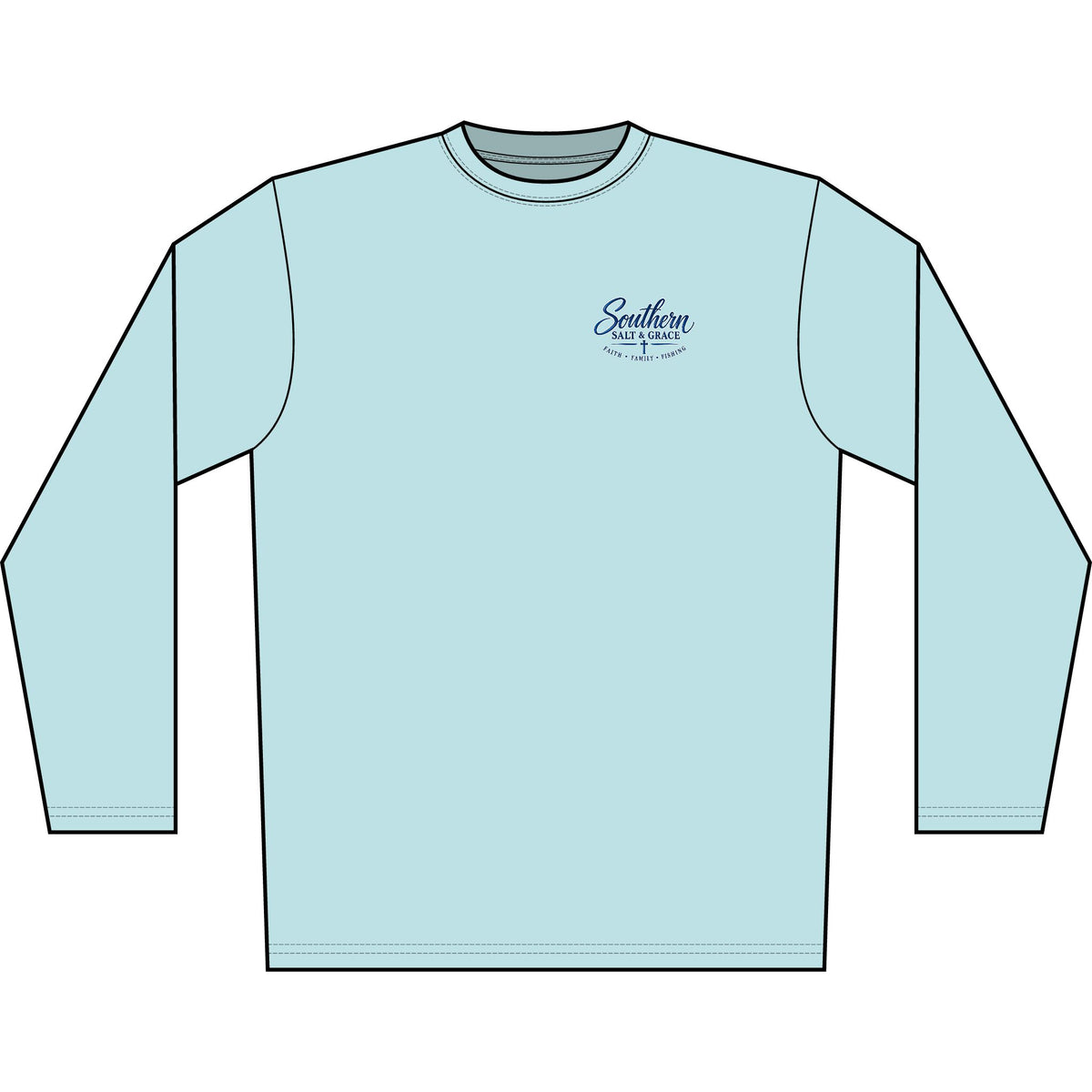 Marlin Dri- Fit Wave Long Sleeve Shirt