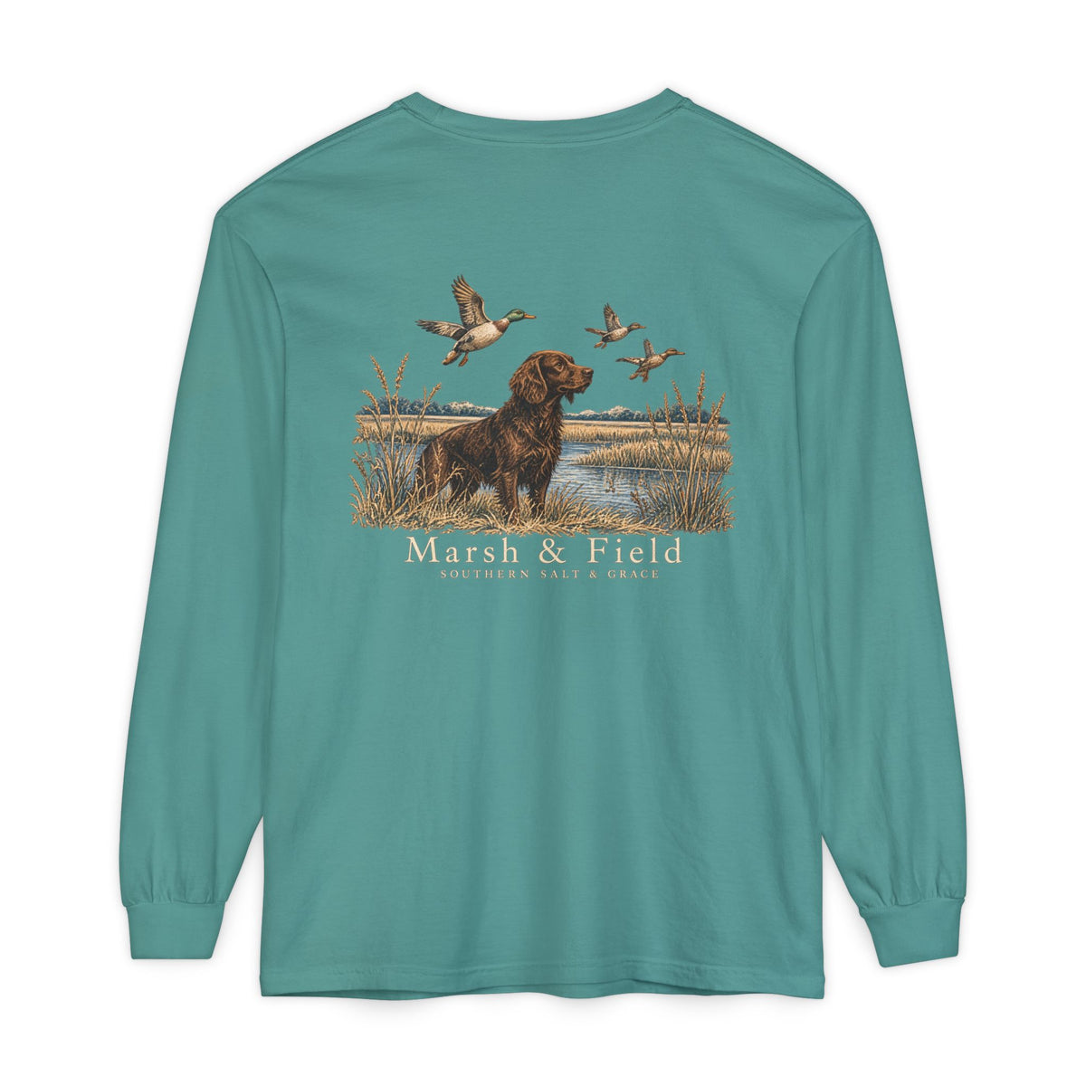 Marsh & Field Hunting Dog Long Sleeve T-Shirt