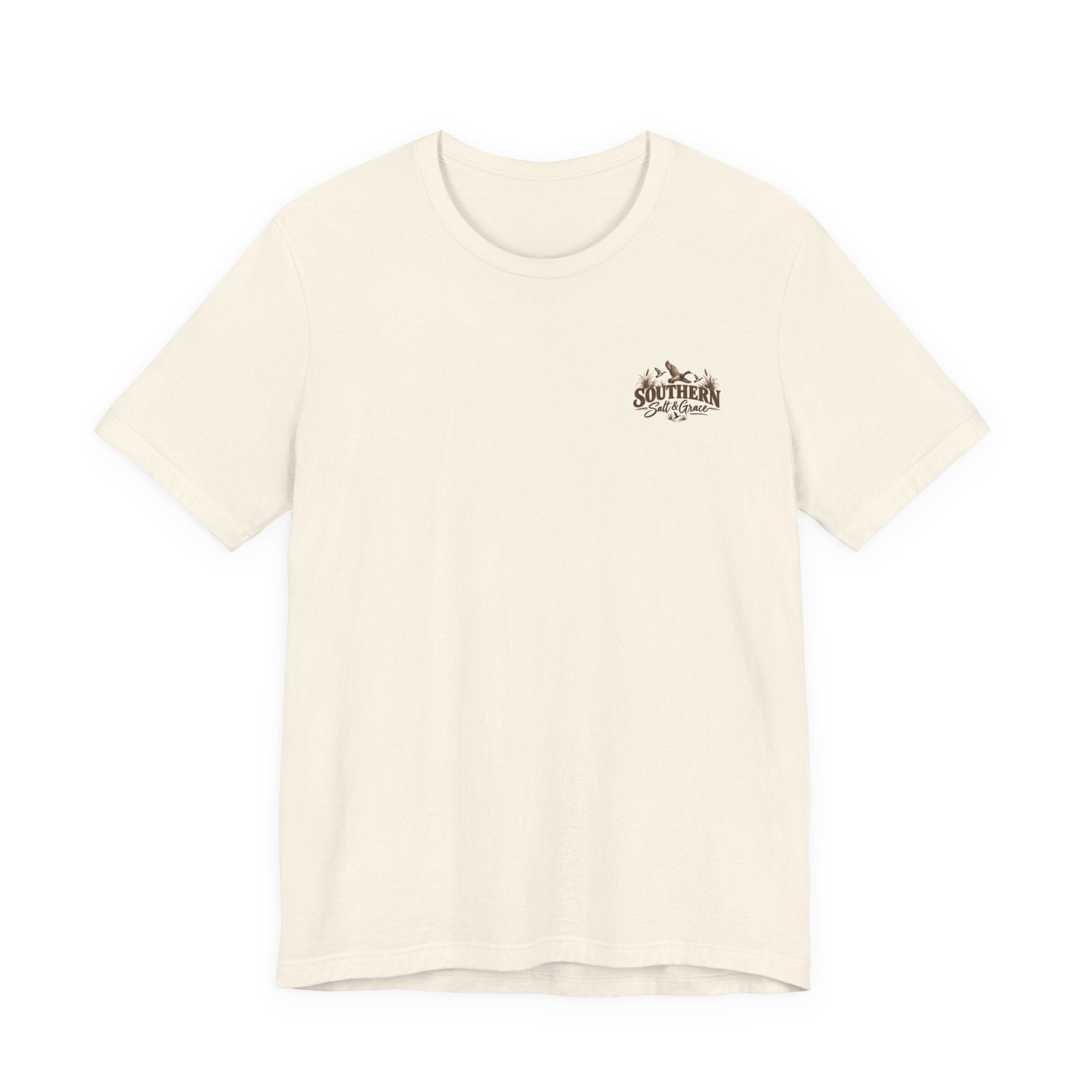 Backroads & Waterfowl Tee — Outdoor Hunting Duck Sunset Graphic T-Shirt